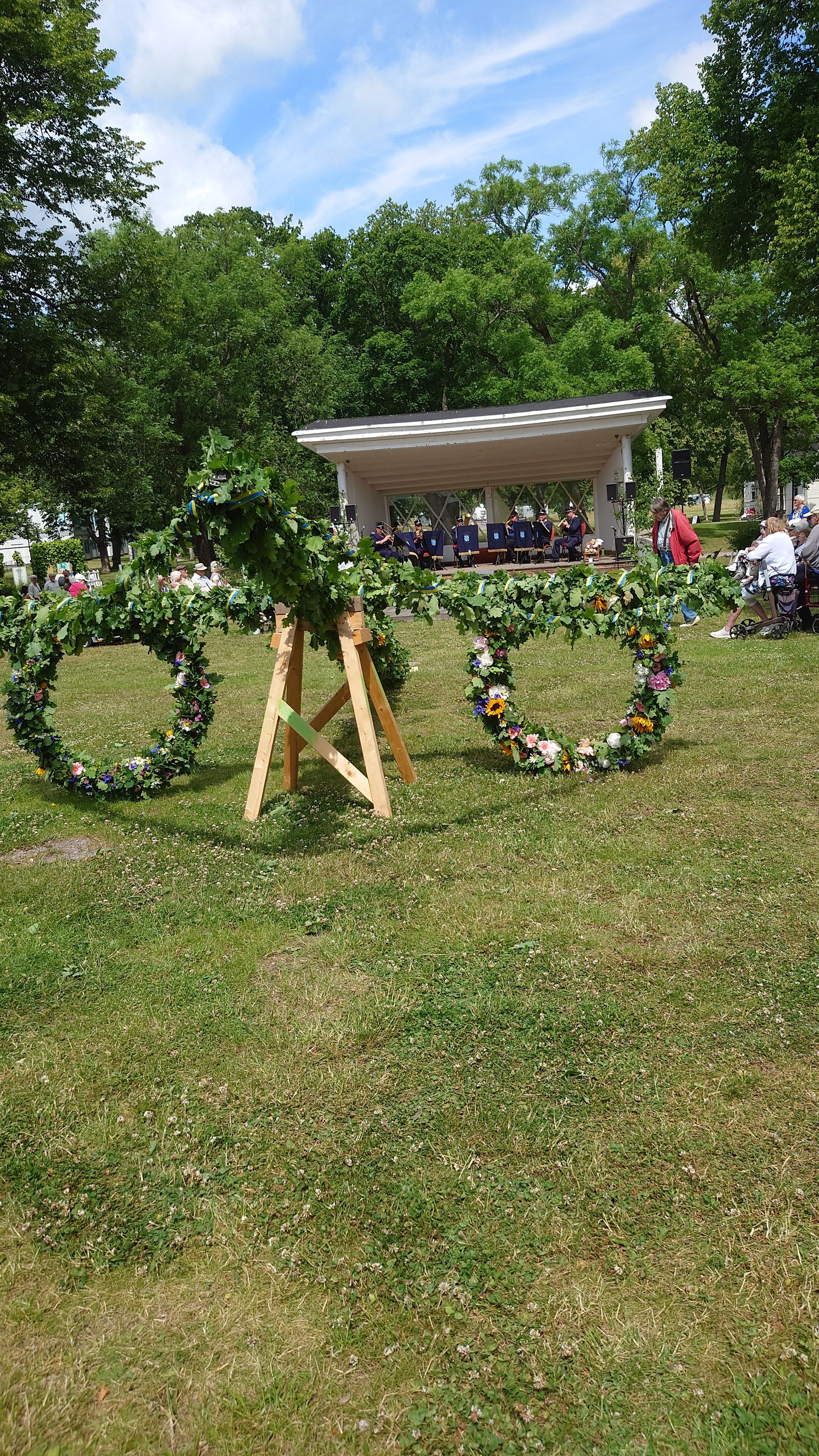 Traditional midsummer celebration