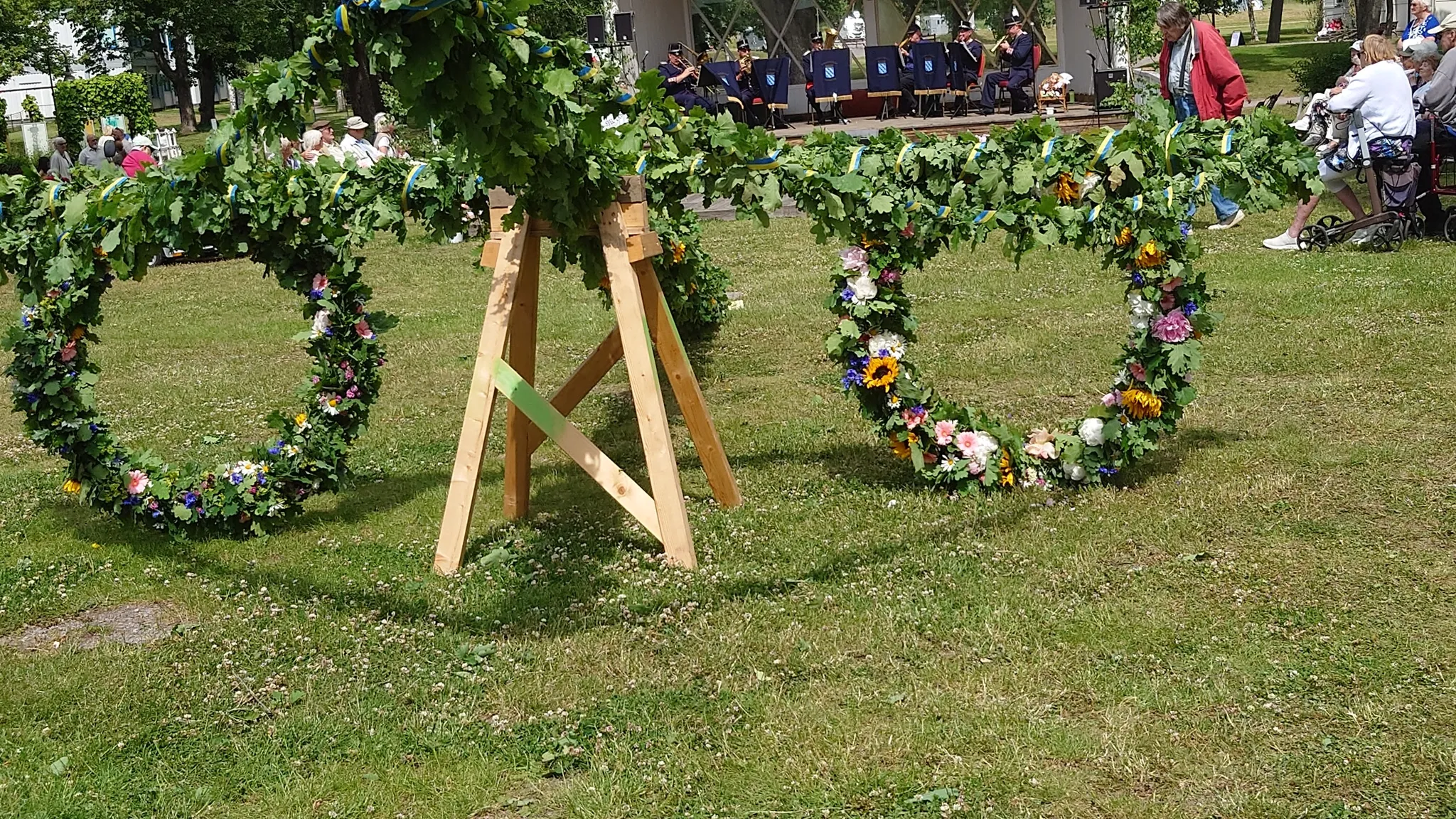 Traditional midsummer celebration