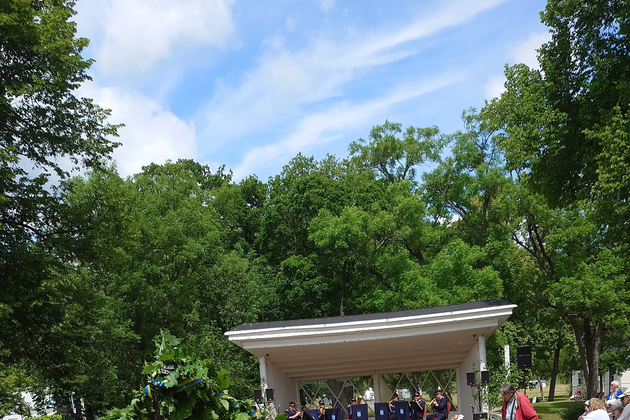 Traditional midsummer celebration
