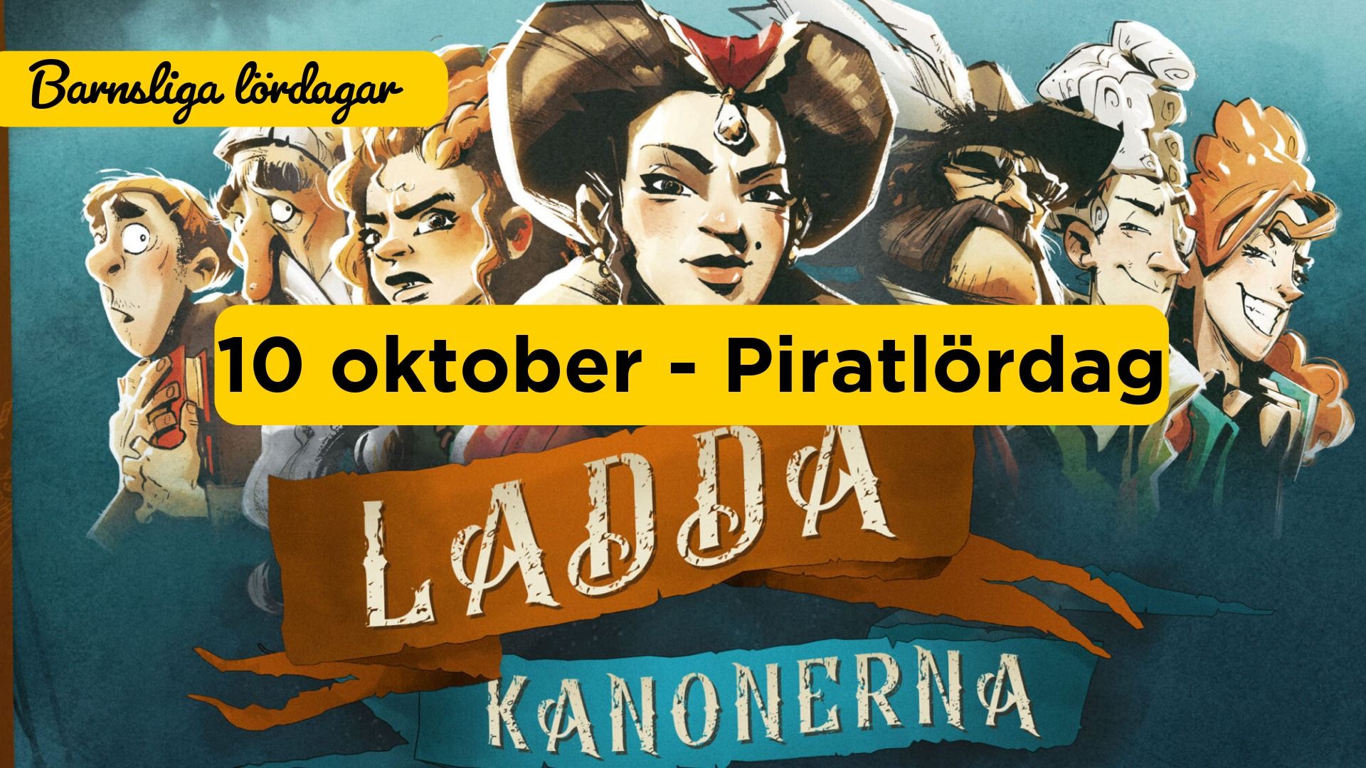 Piratlördag på Stinsen