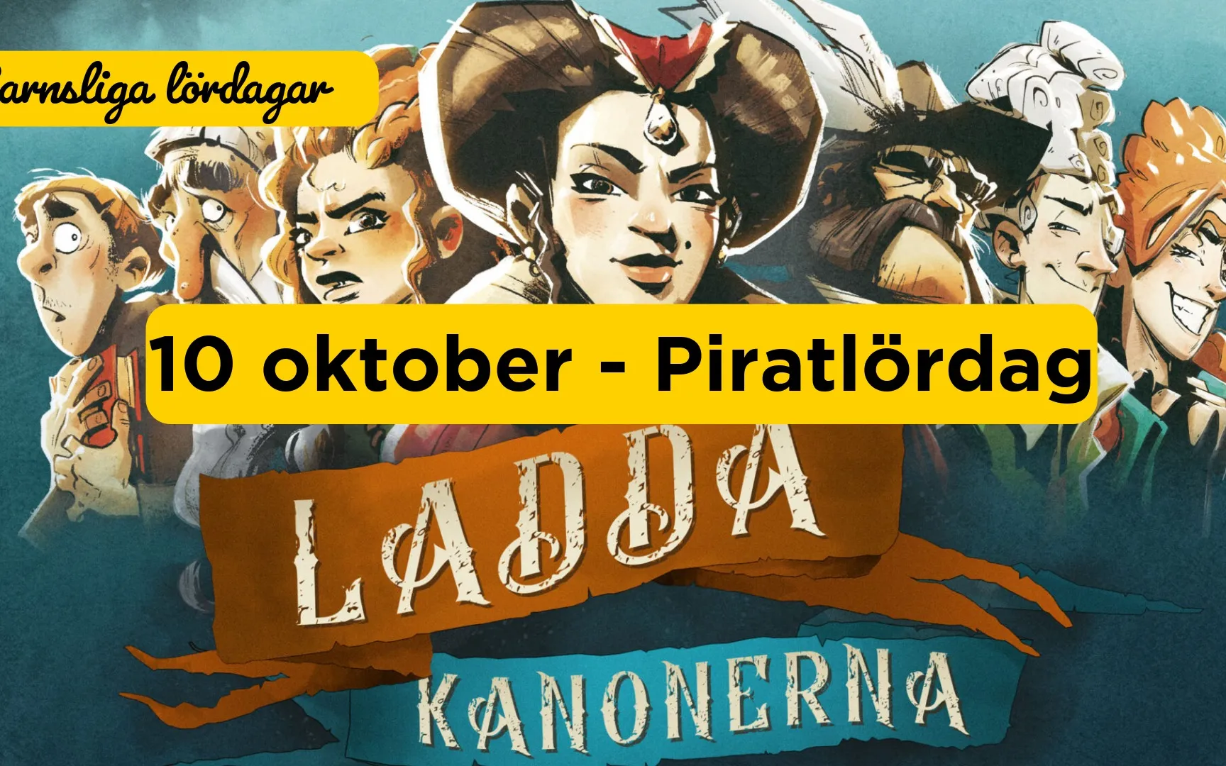 Piratlördag på Stinsen