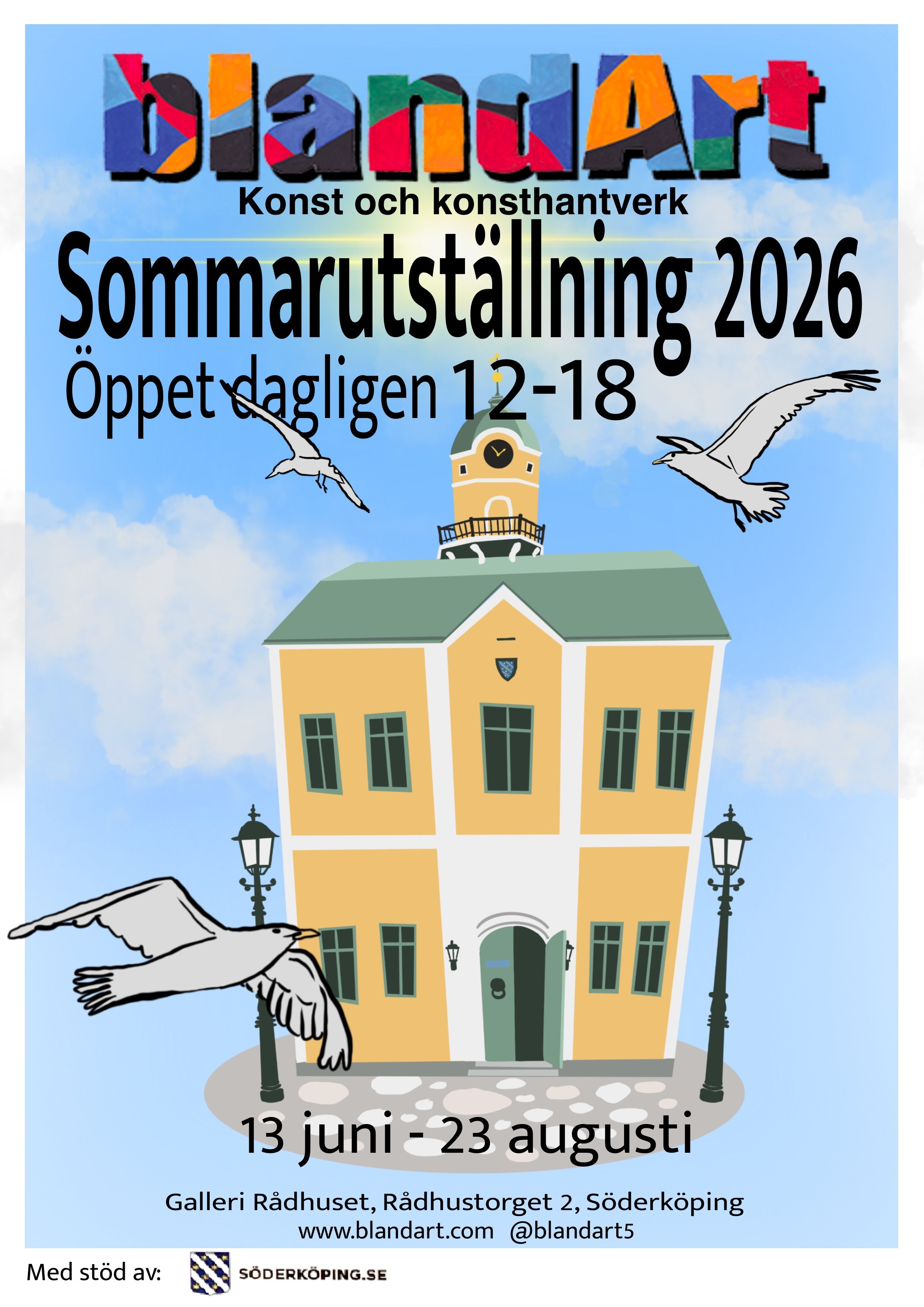 Vernissage på Blandarts sommarutställning