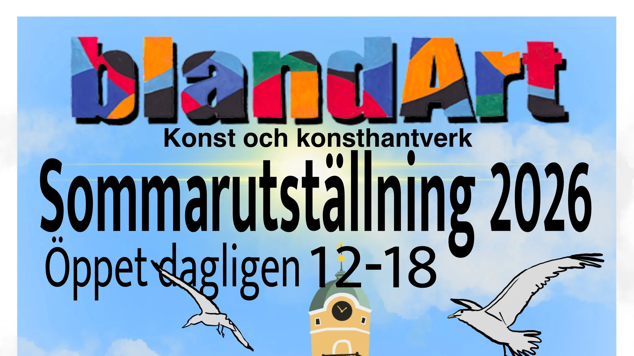 Sommarutställning med blandArt på Rådhuset