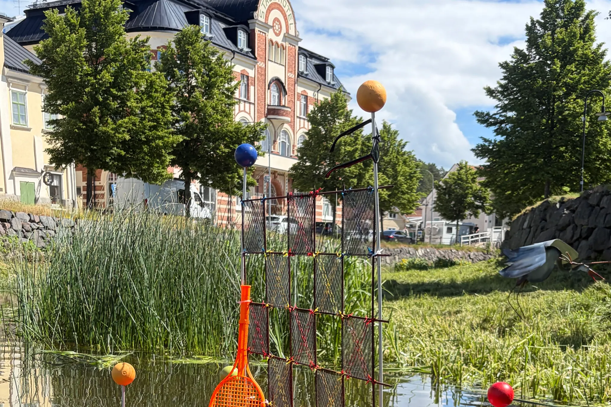 River Art (Streetart in the river of Söderköping)
