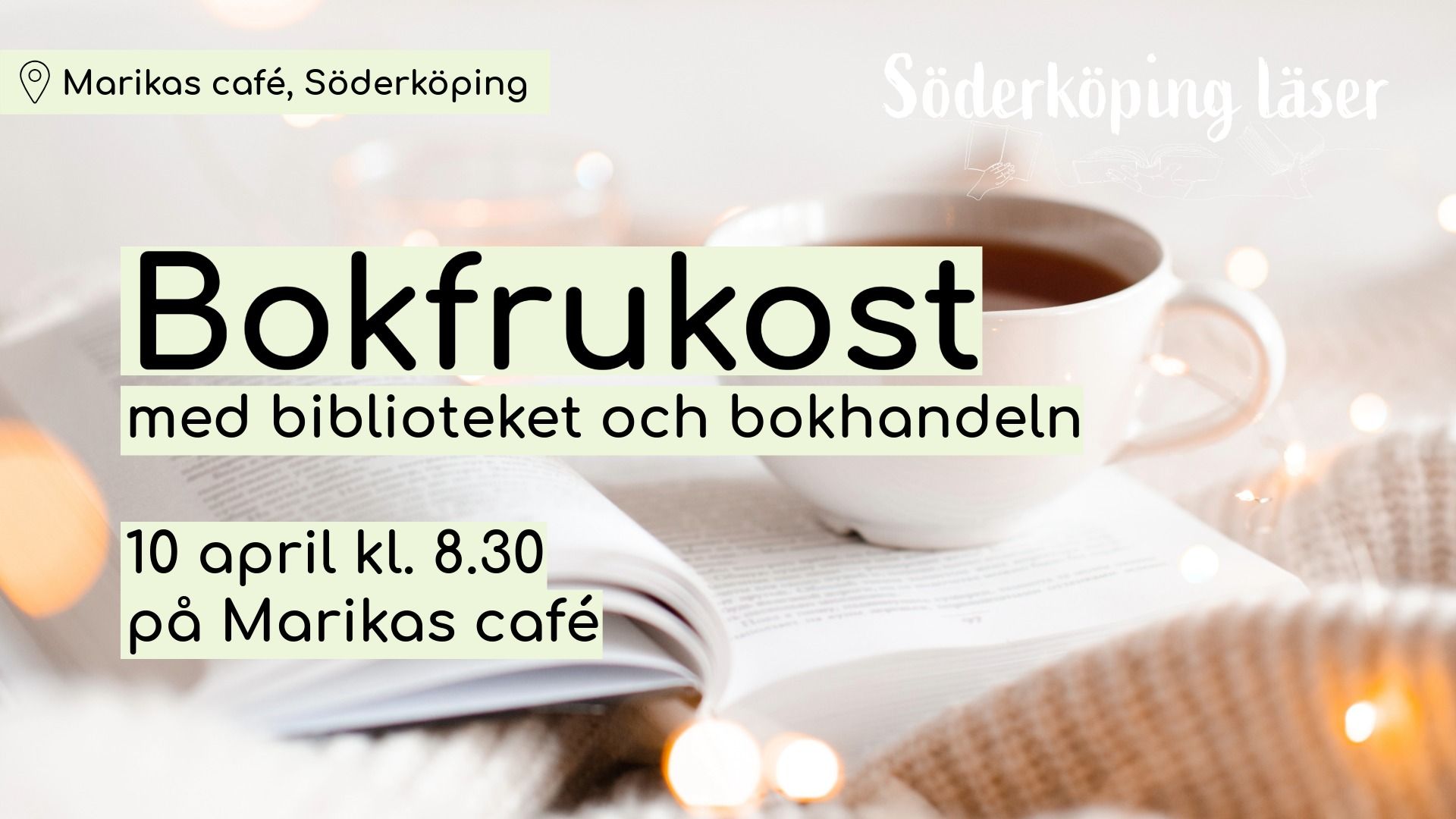 Bokfrukost på Marikas café
