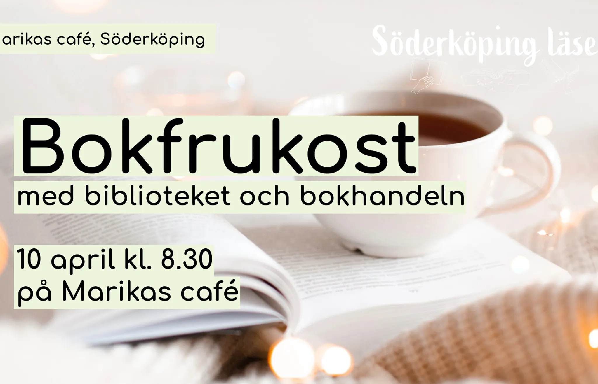 Bokfrukost på Marikas café