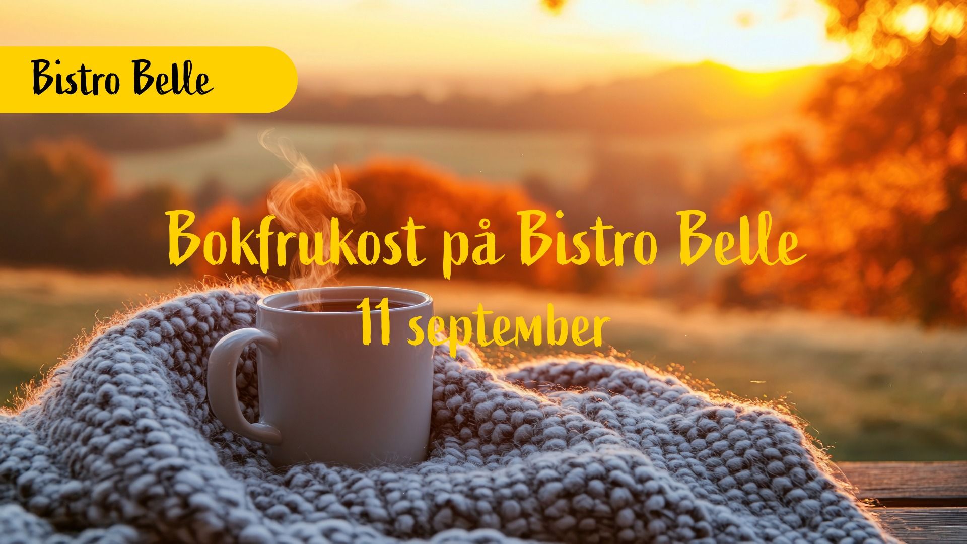 Bokfrukost på Bistro Belle
