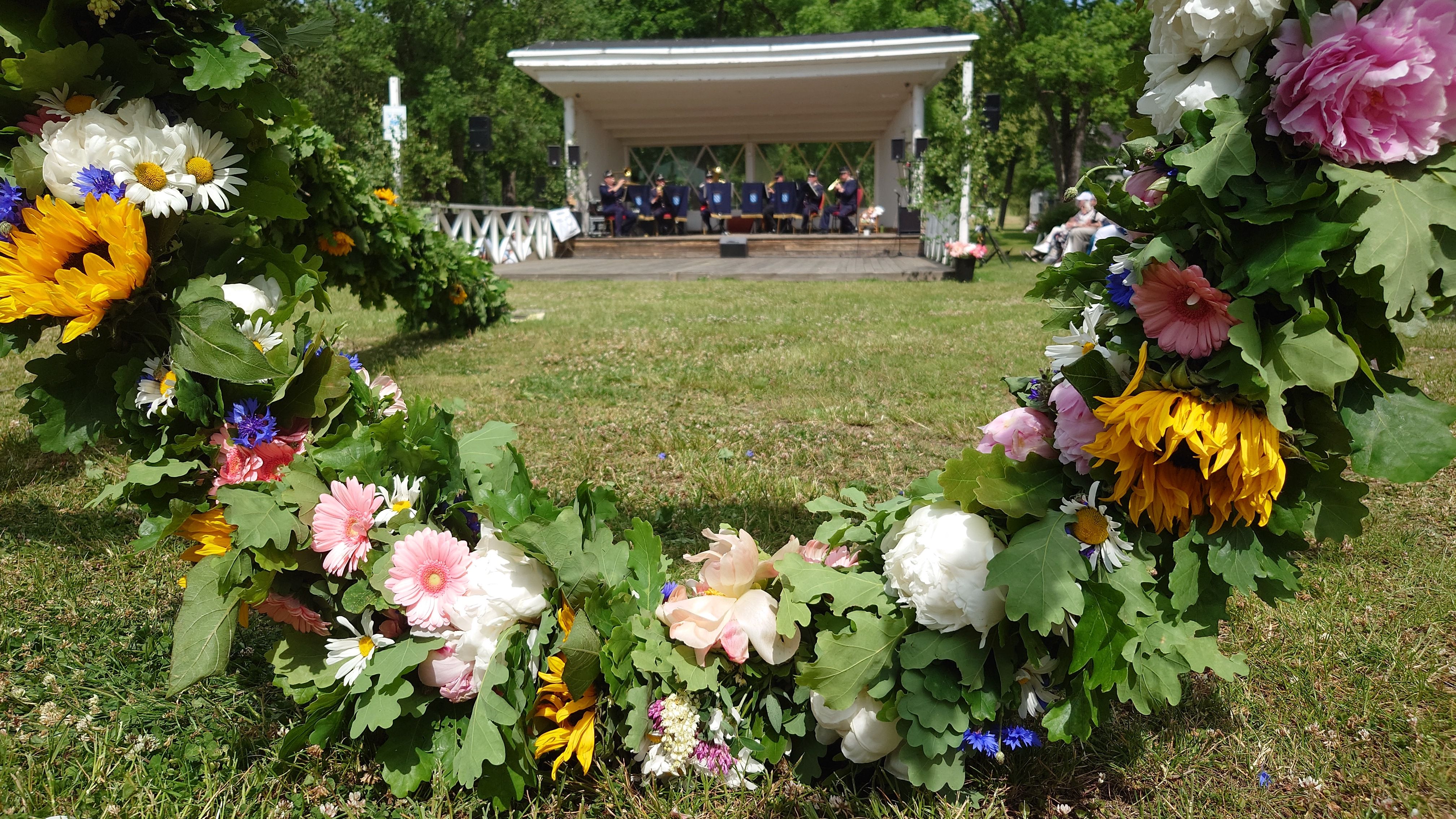 Traditional midsummer celebration