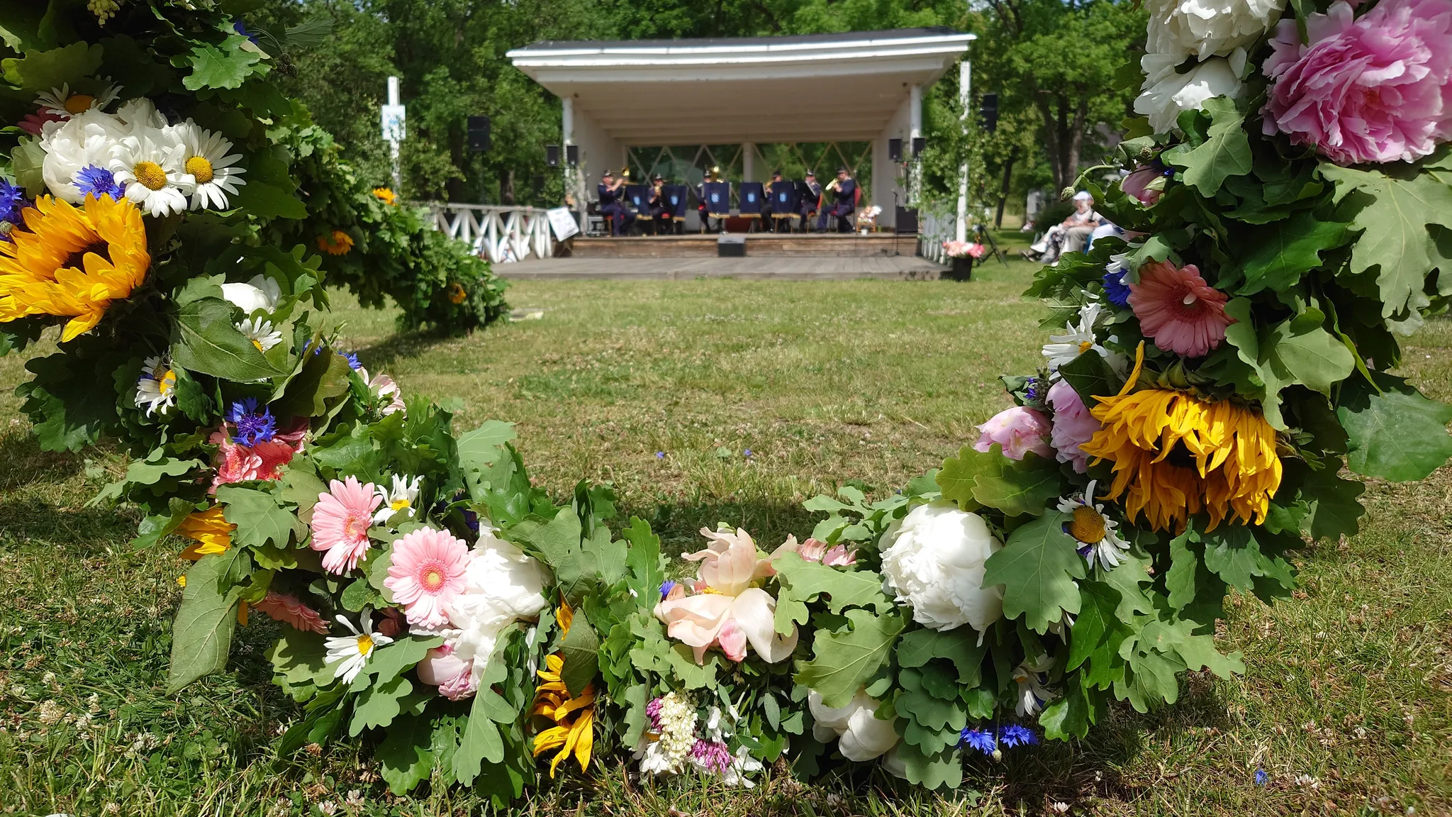 Traditional midsummer celebration