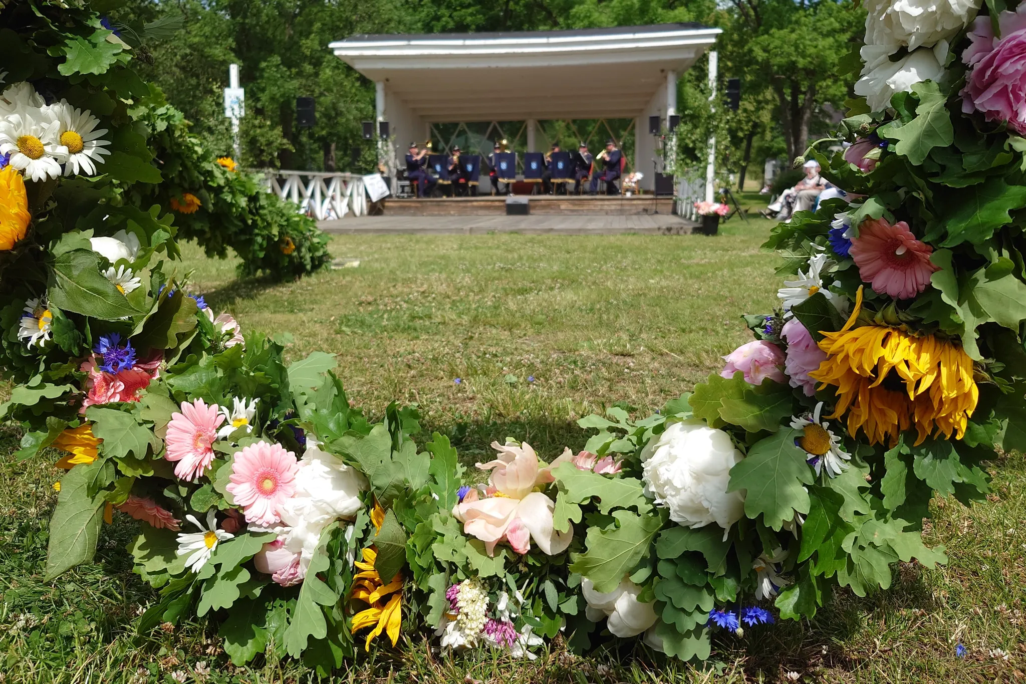 Traditional midsummer celebration