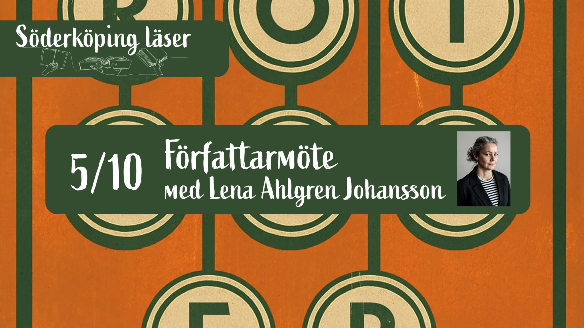 An Evening with Author Lena Ahlgren Johansson
