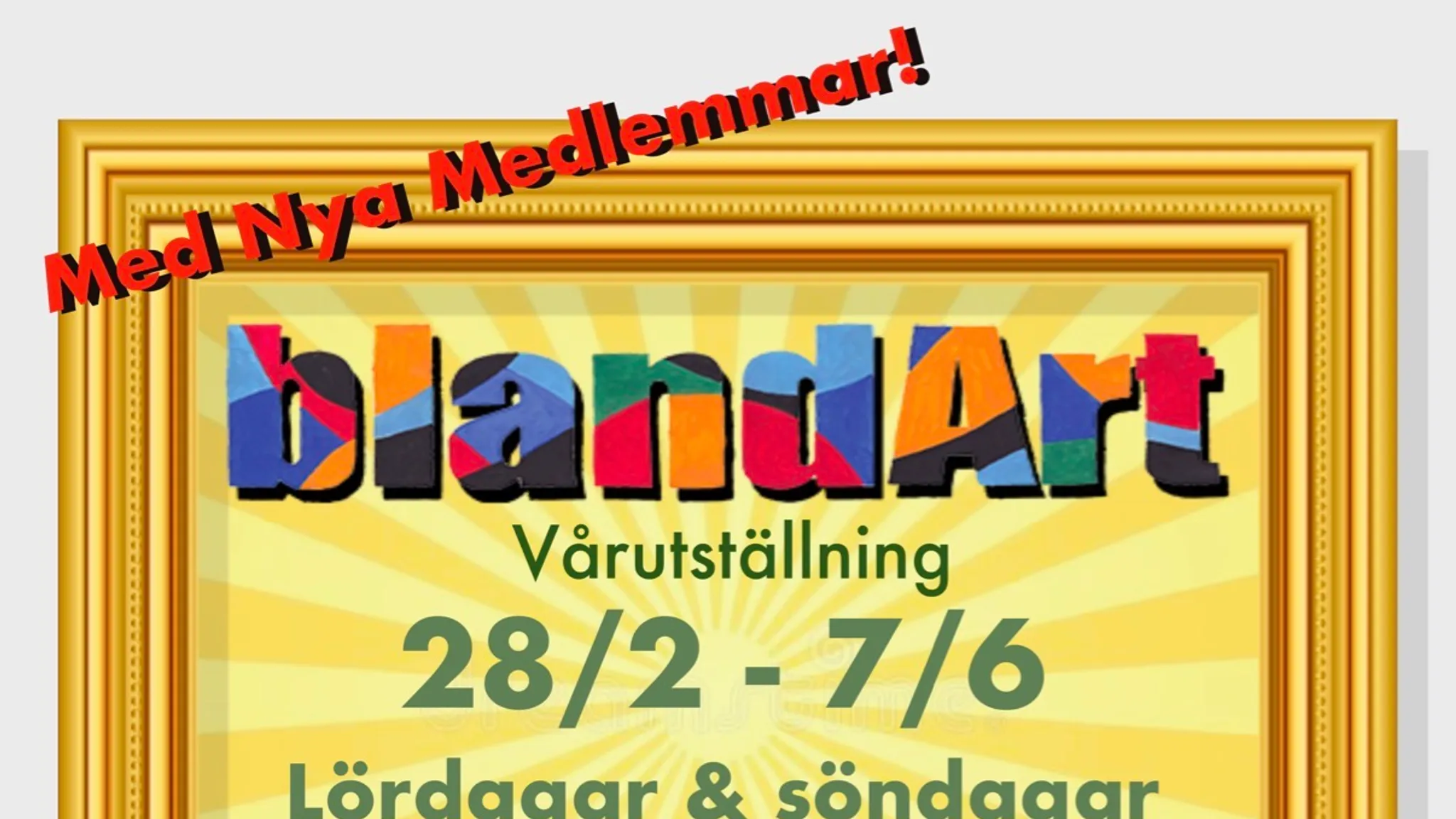 Vårutställning med blandArt
