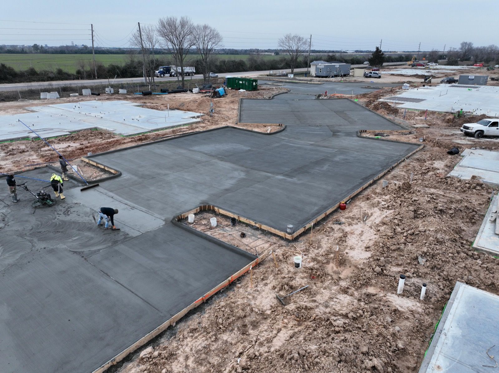 Fulshear Church, concrete work