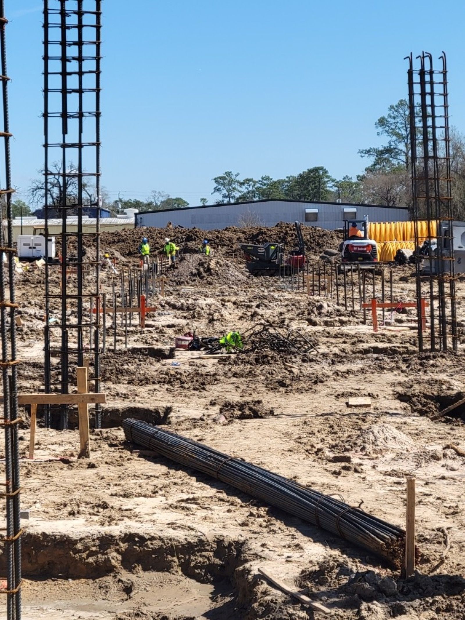 Lehman Street, concrete work