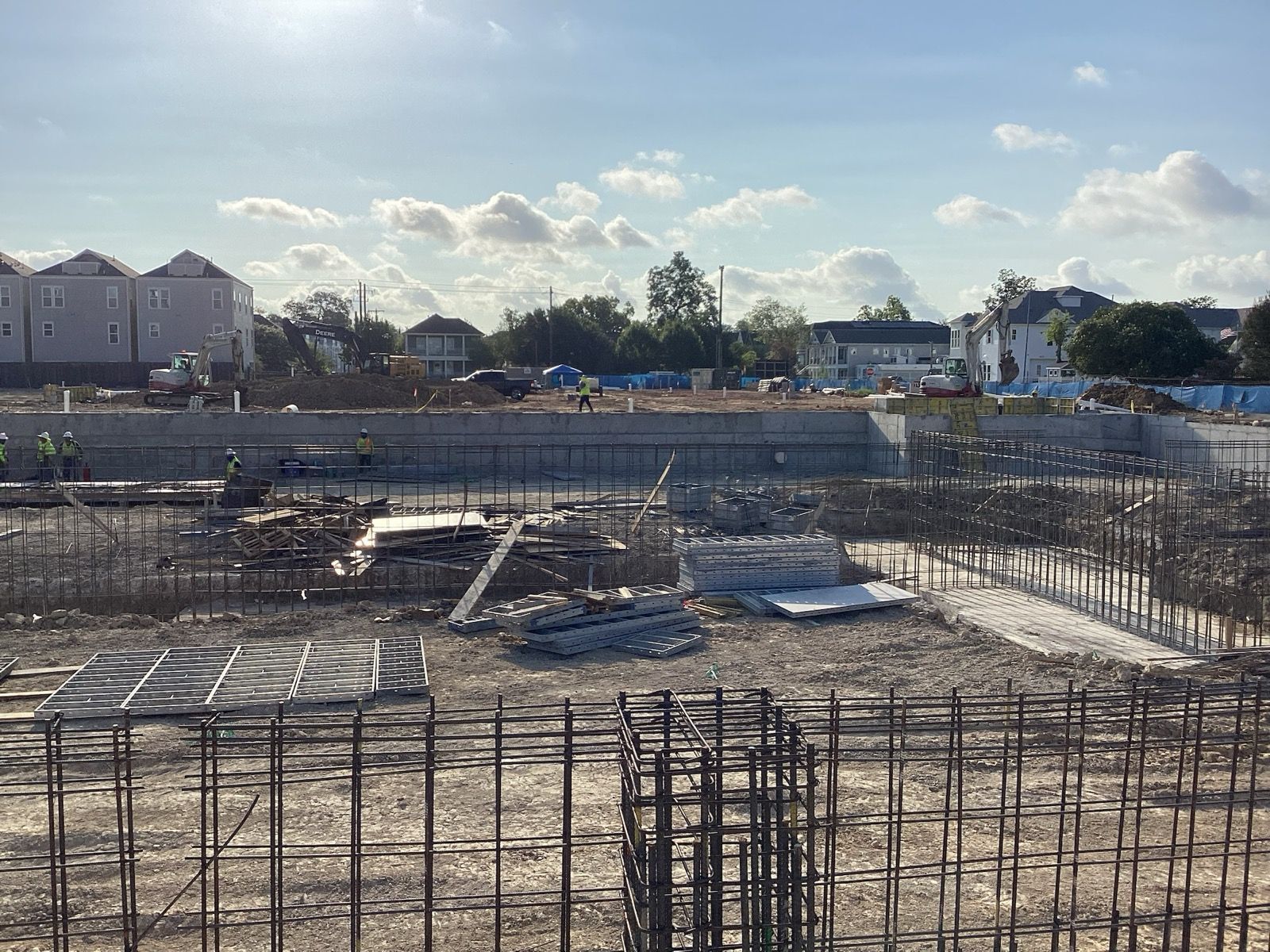 Lenox Heights, concrete work