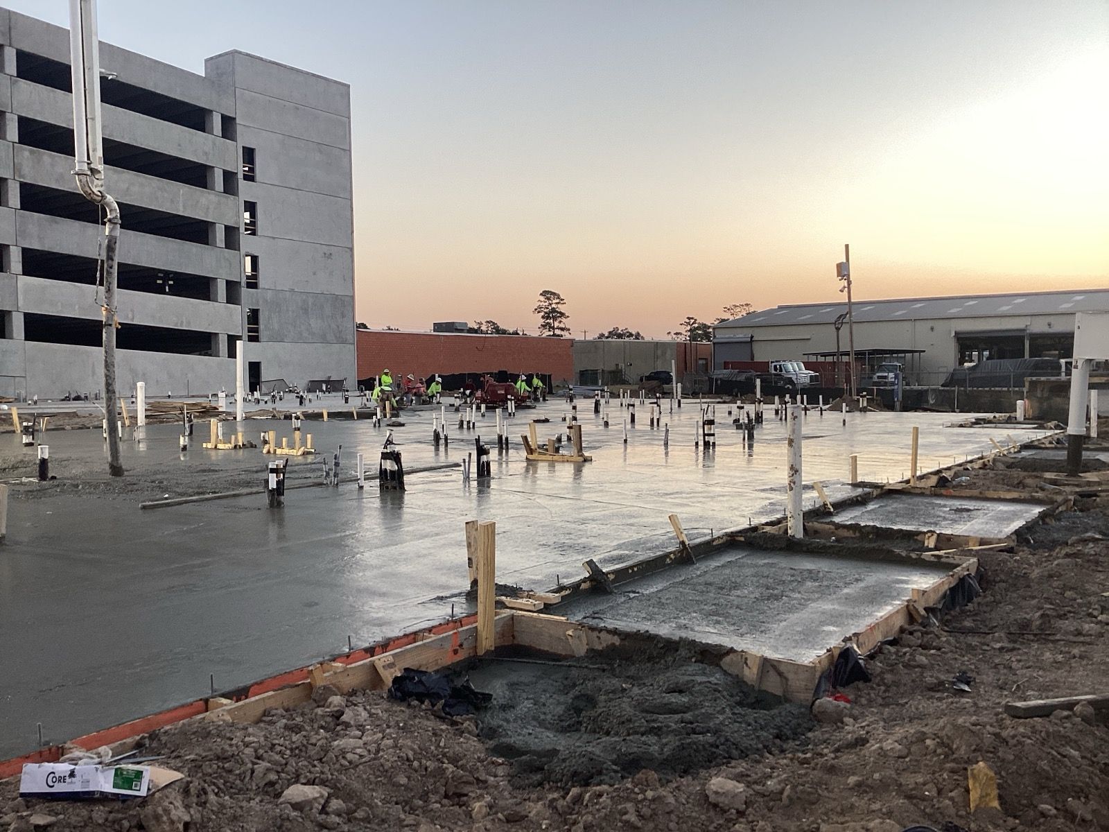 Timbergrove, concrete work