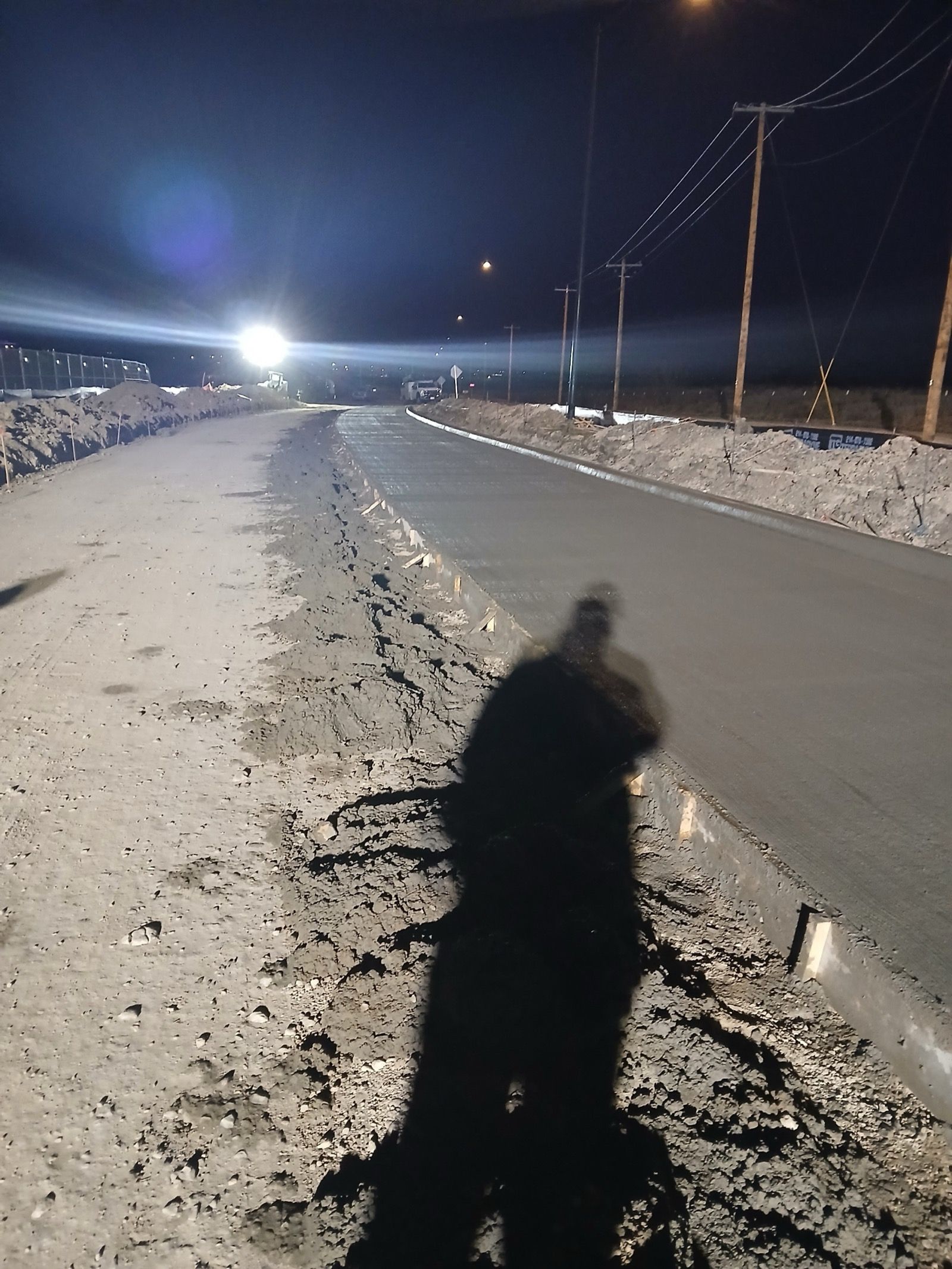 Rock Creek, site concrete flatwork