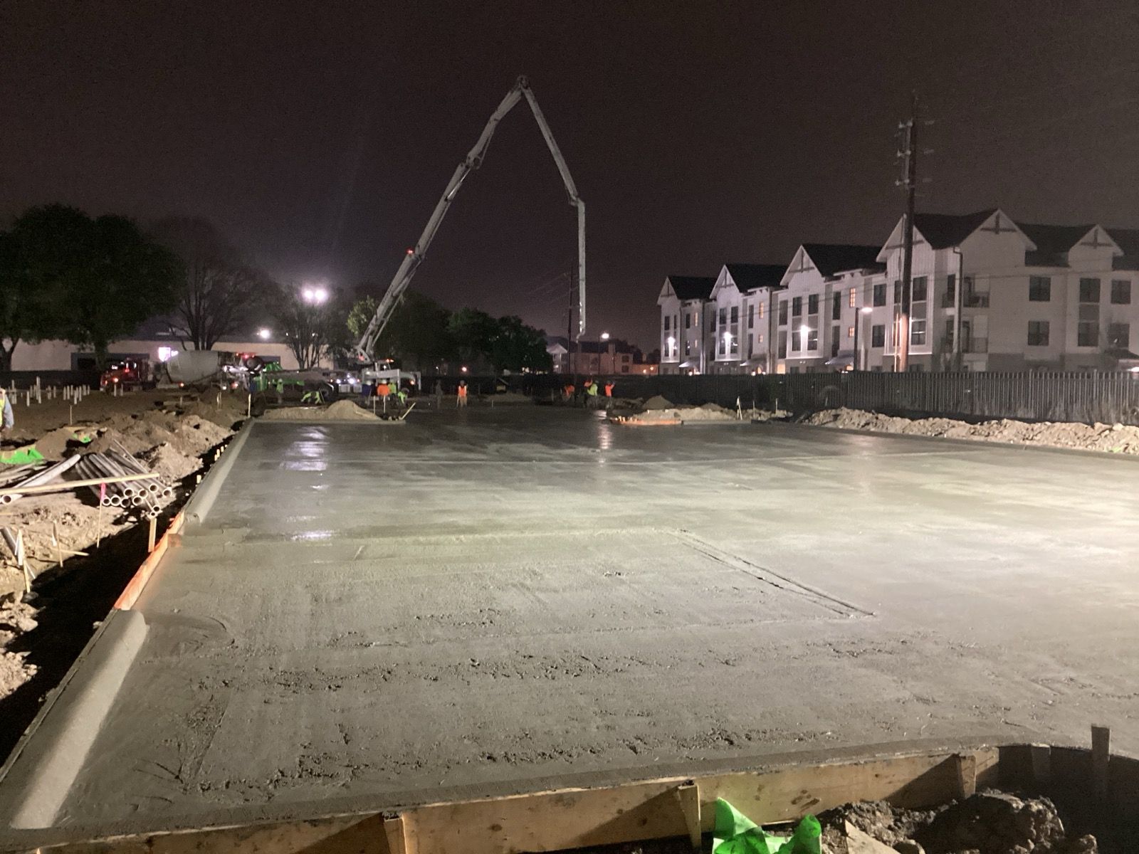 Foxlake II, concrete work