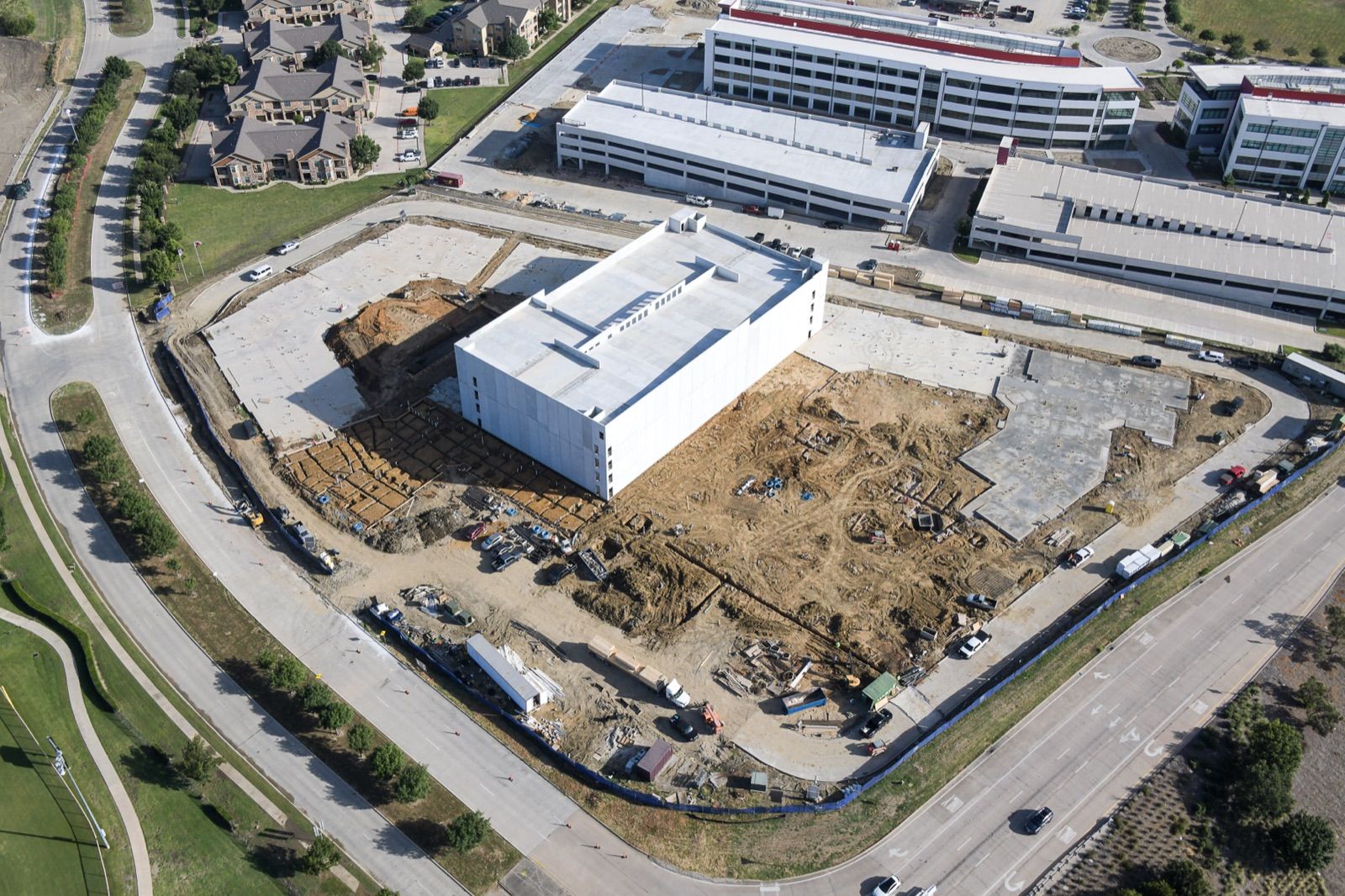 Diamond Flats, overall site aerial