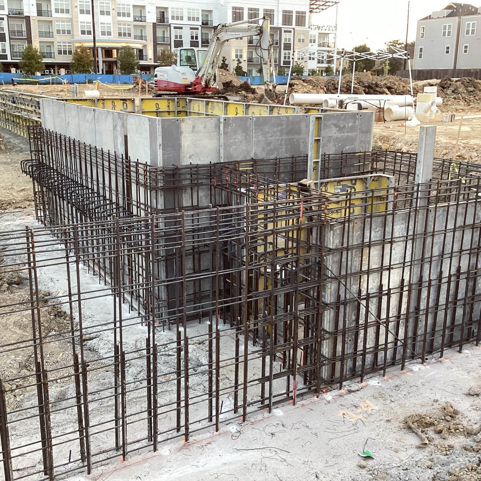 Lenox Heights, concrete work