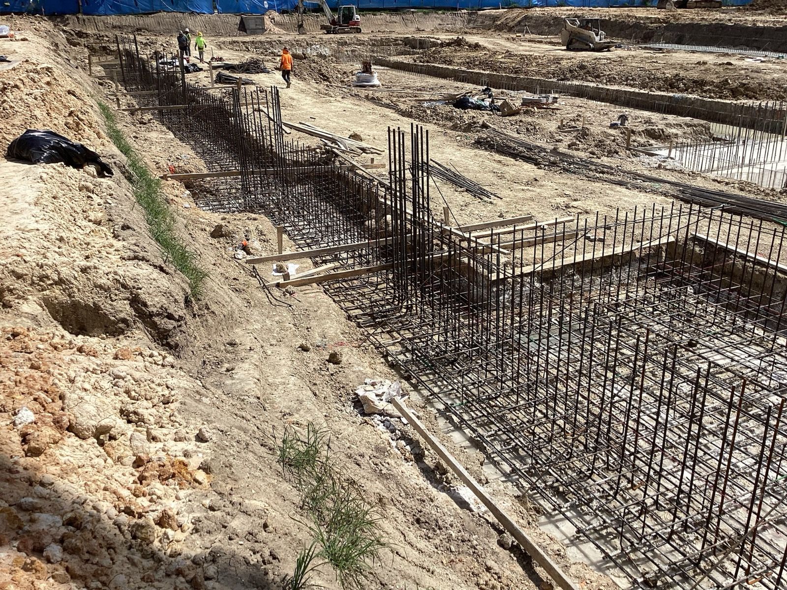Lenox Heights, concrete work