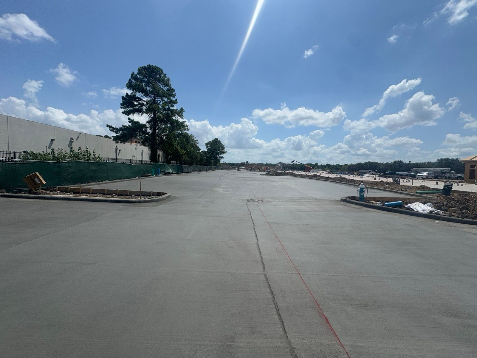 Allora Med Center, concrete work