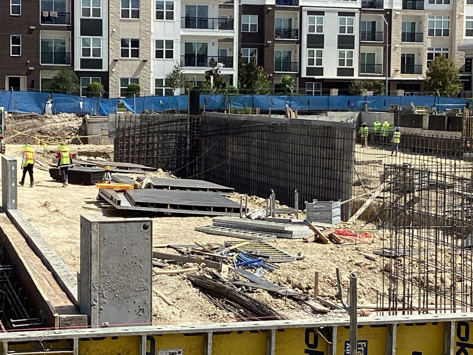 Lenox Heights, concrete work