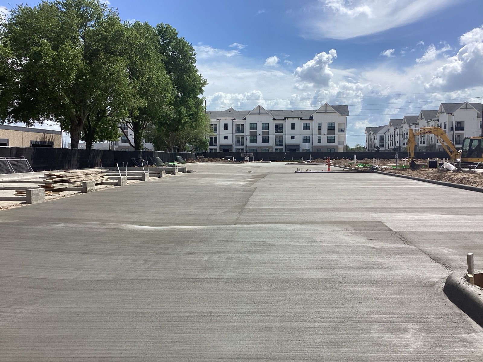 Foxlake II, concrete work