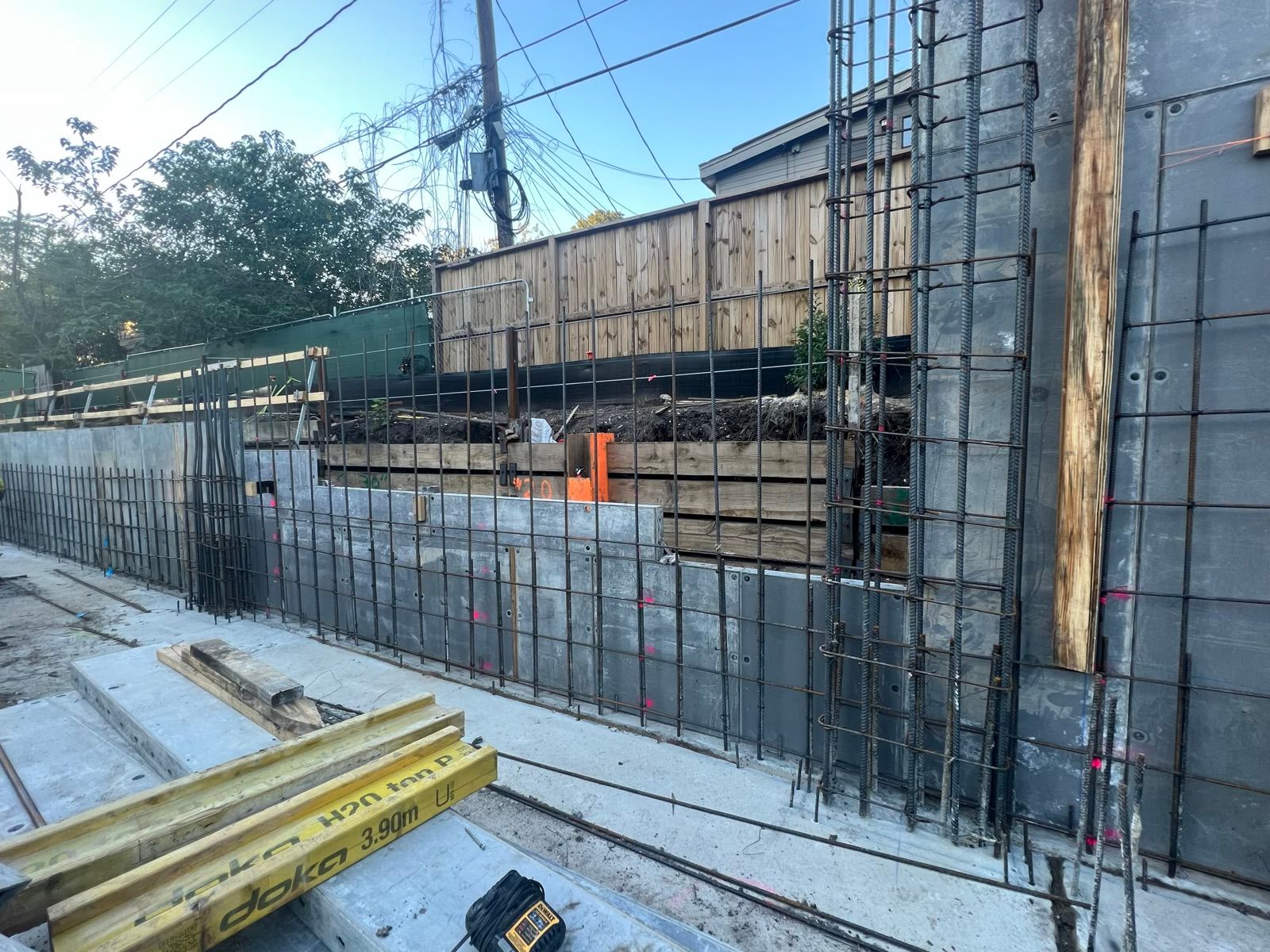 1730 Sunset, concrete work
