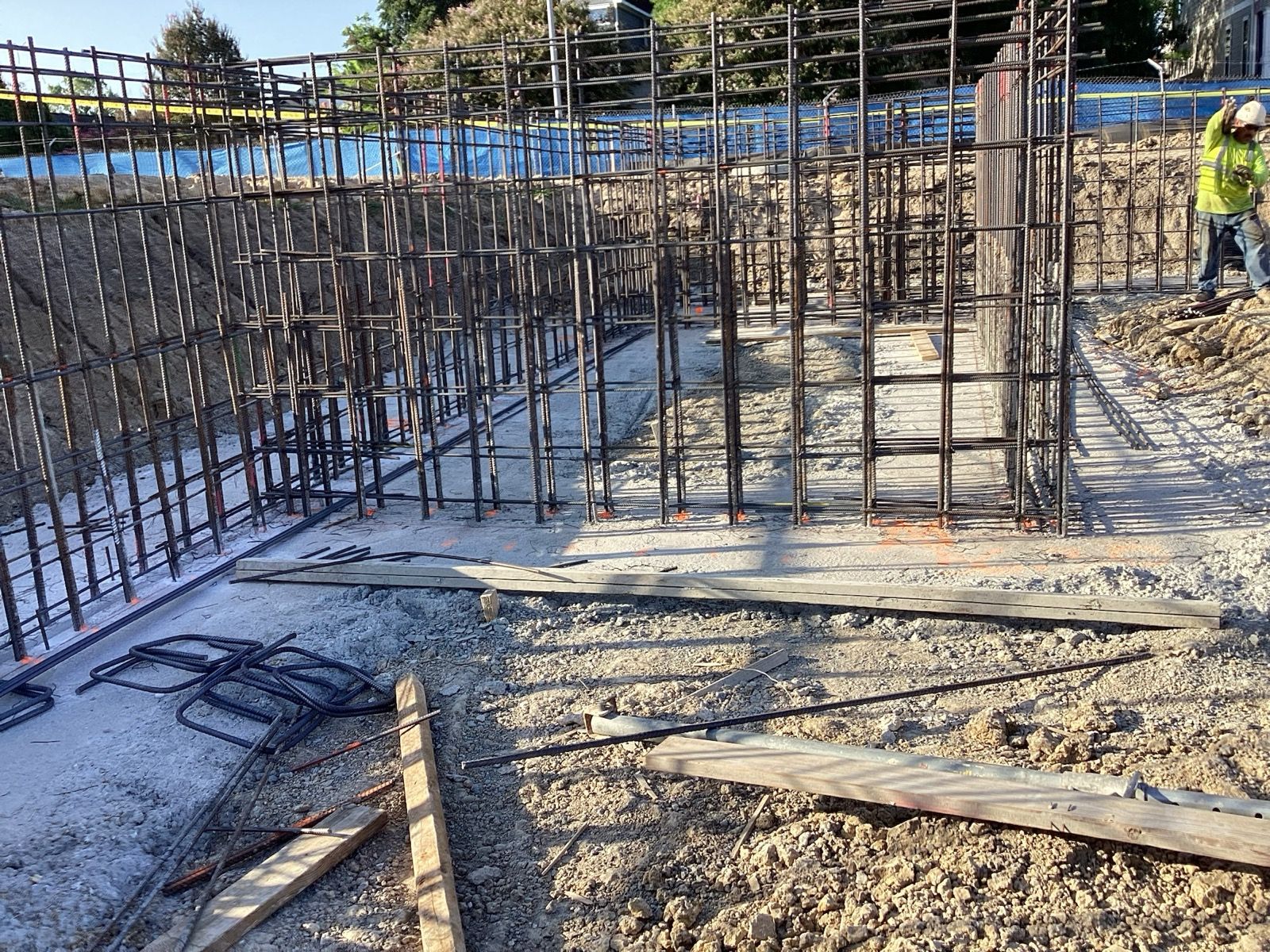 Lenox Heights, concrete work