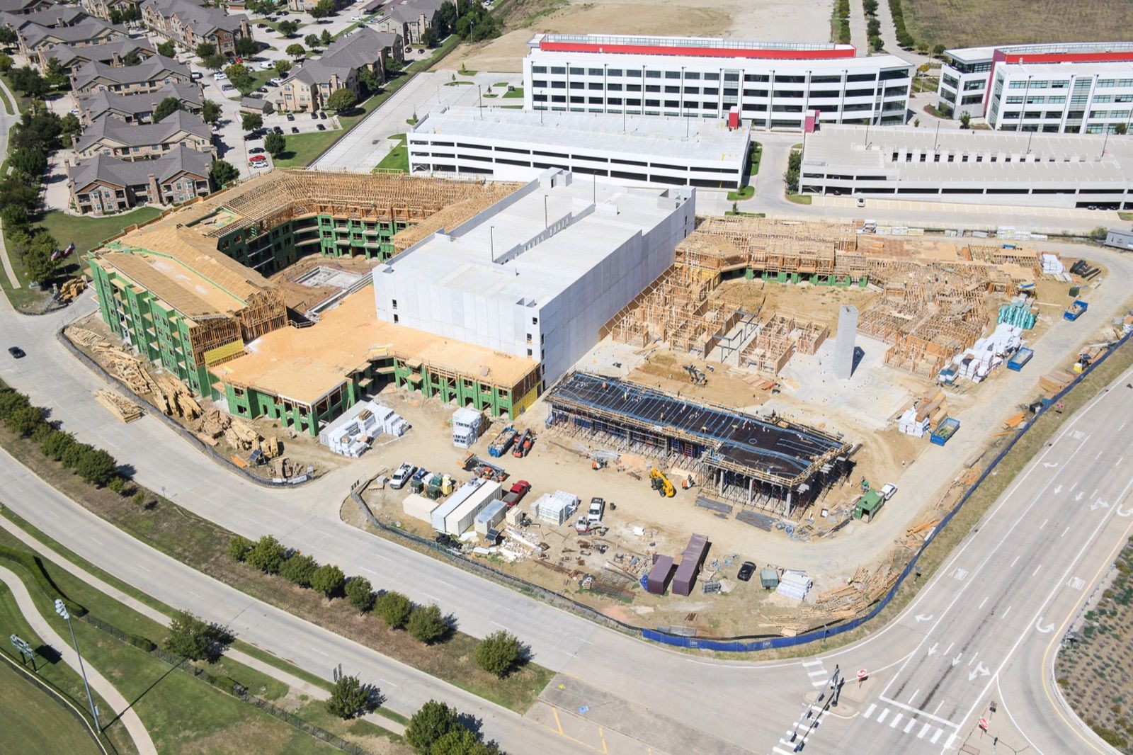 Diamond Flats, parking podium and slabs