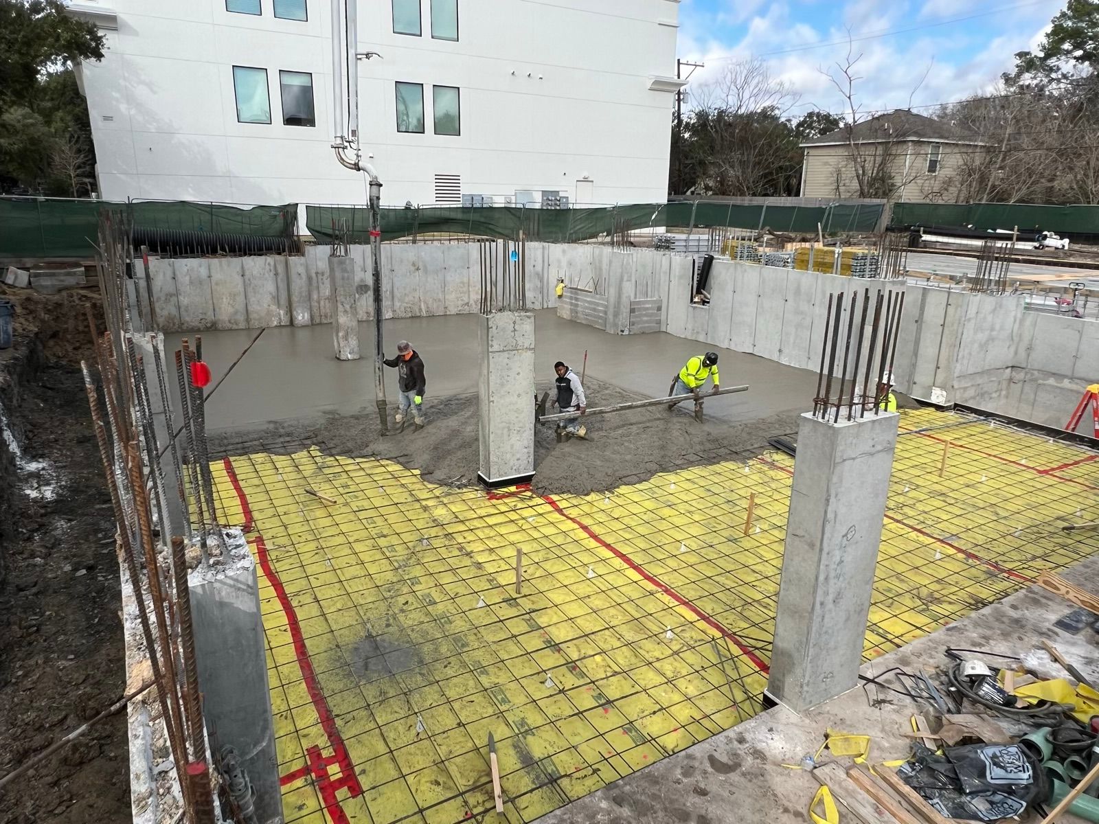 1730 Sunset, concrete work