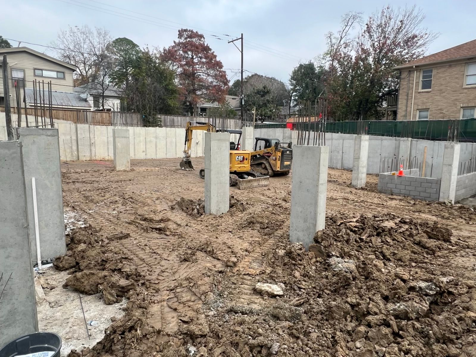 1730 Sunset, concrete work