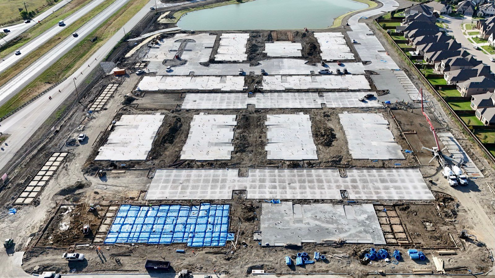 Wellington, site concrete