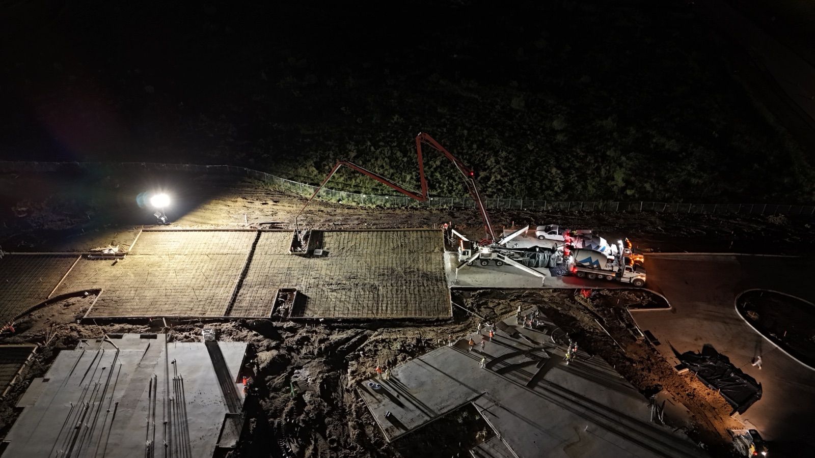 Prose Westcliff, drone view of building slabs