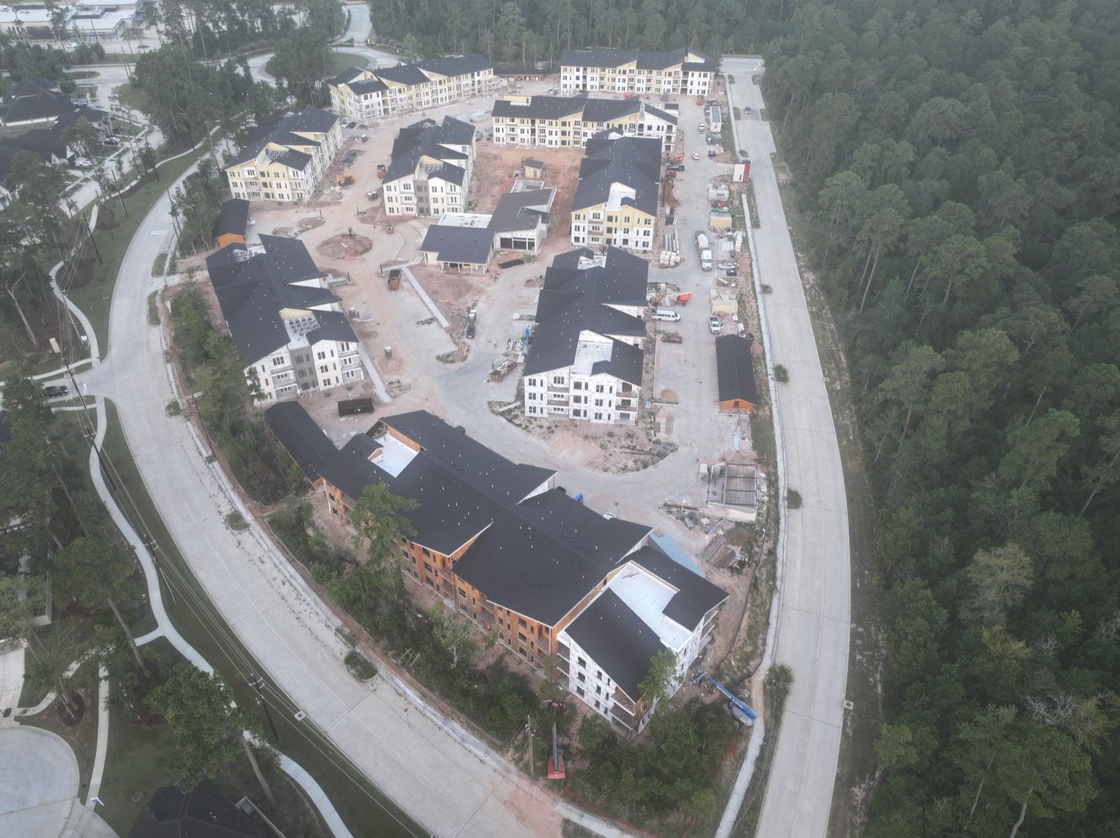 Territory at Audubon, concrete work