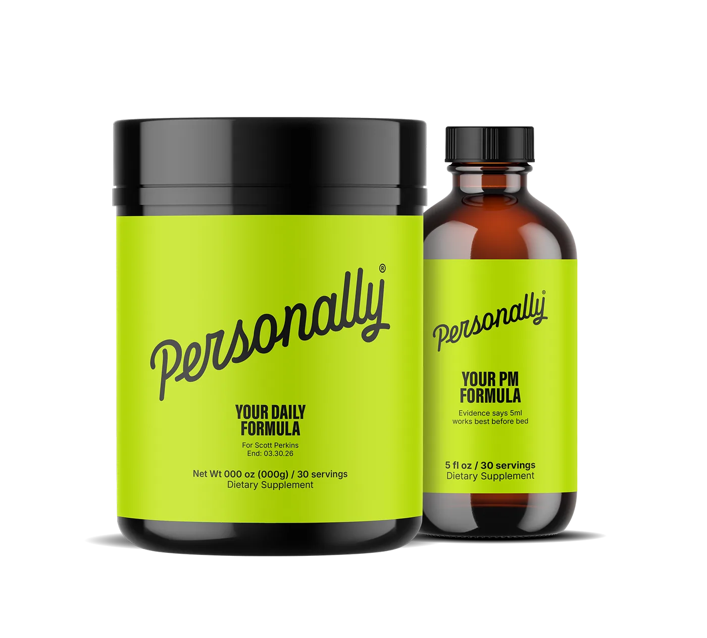 Personally Daily Formula and PM Formula