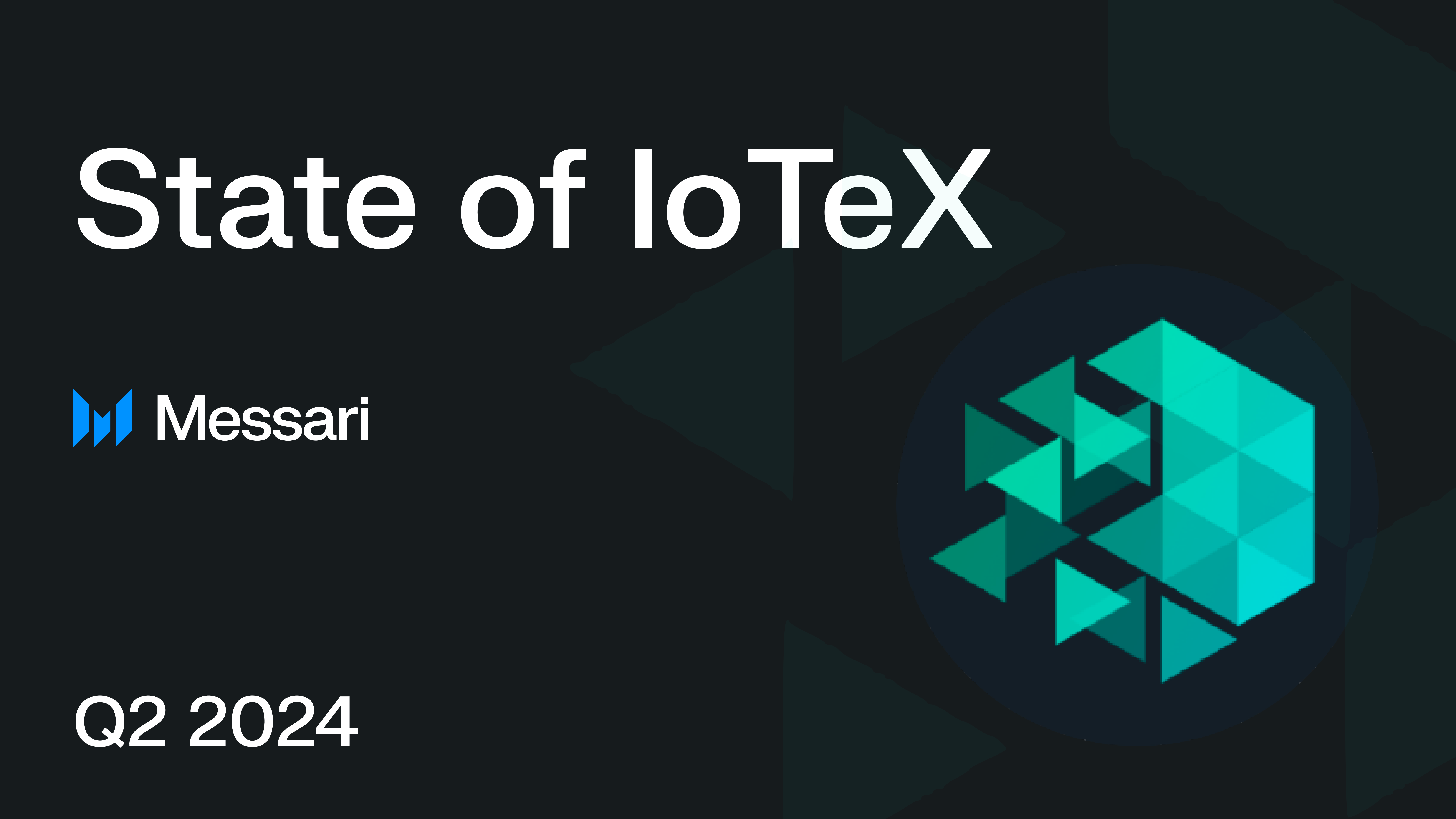 IoTeX Price, IOTX to USD, Research, News & Fundraising | Messari