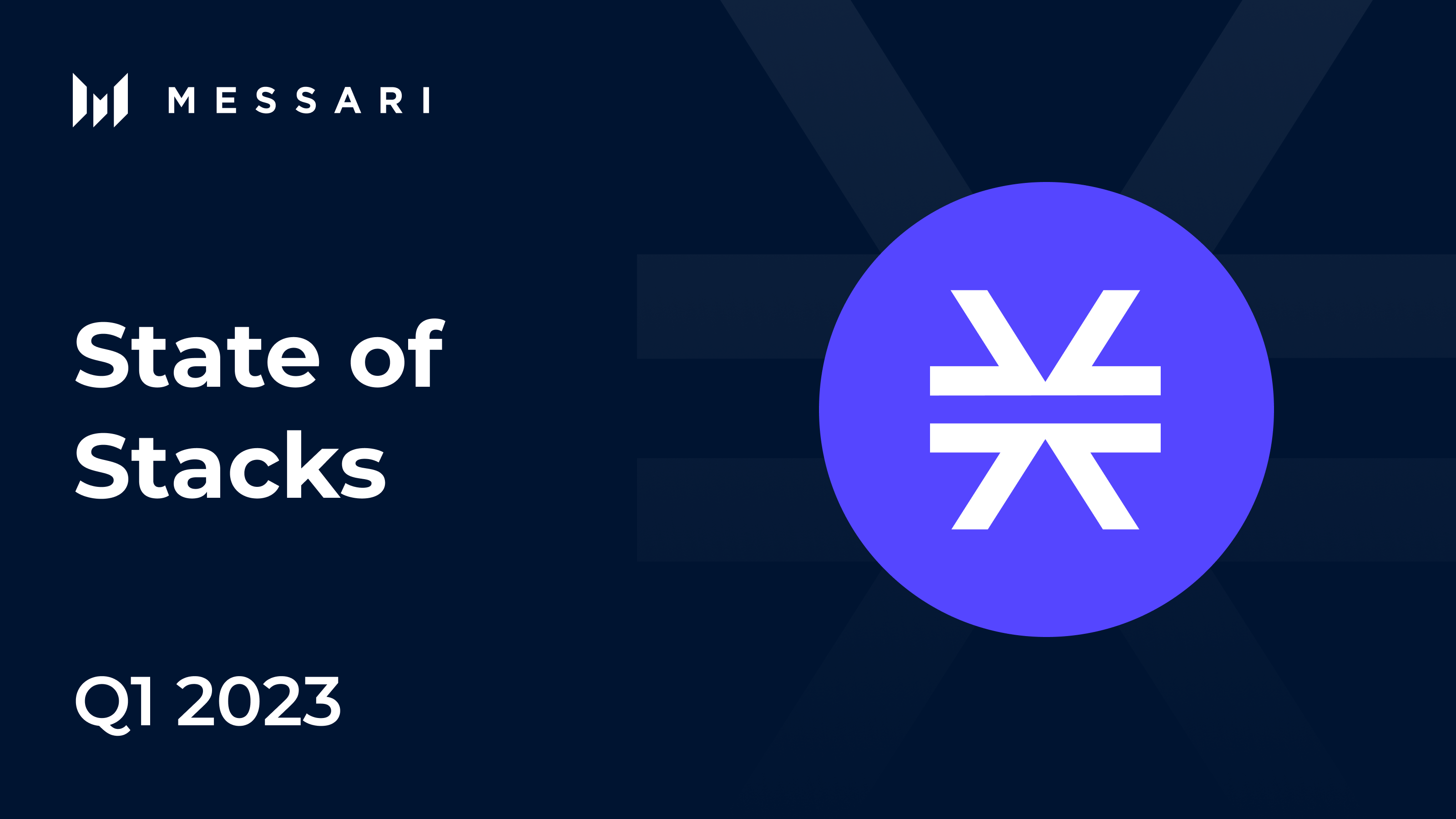 State of Stacks Q1 2023 | Messari