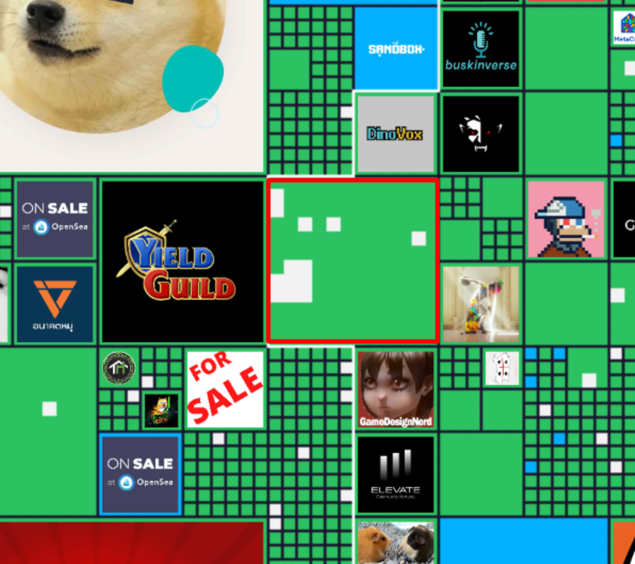 The most traded sandbox 12x12 plot