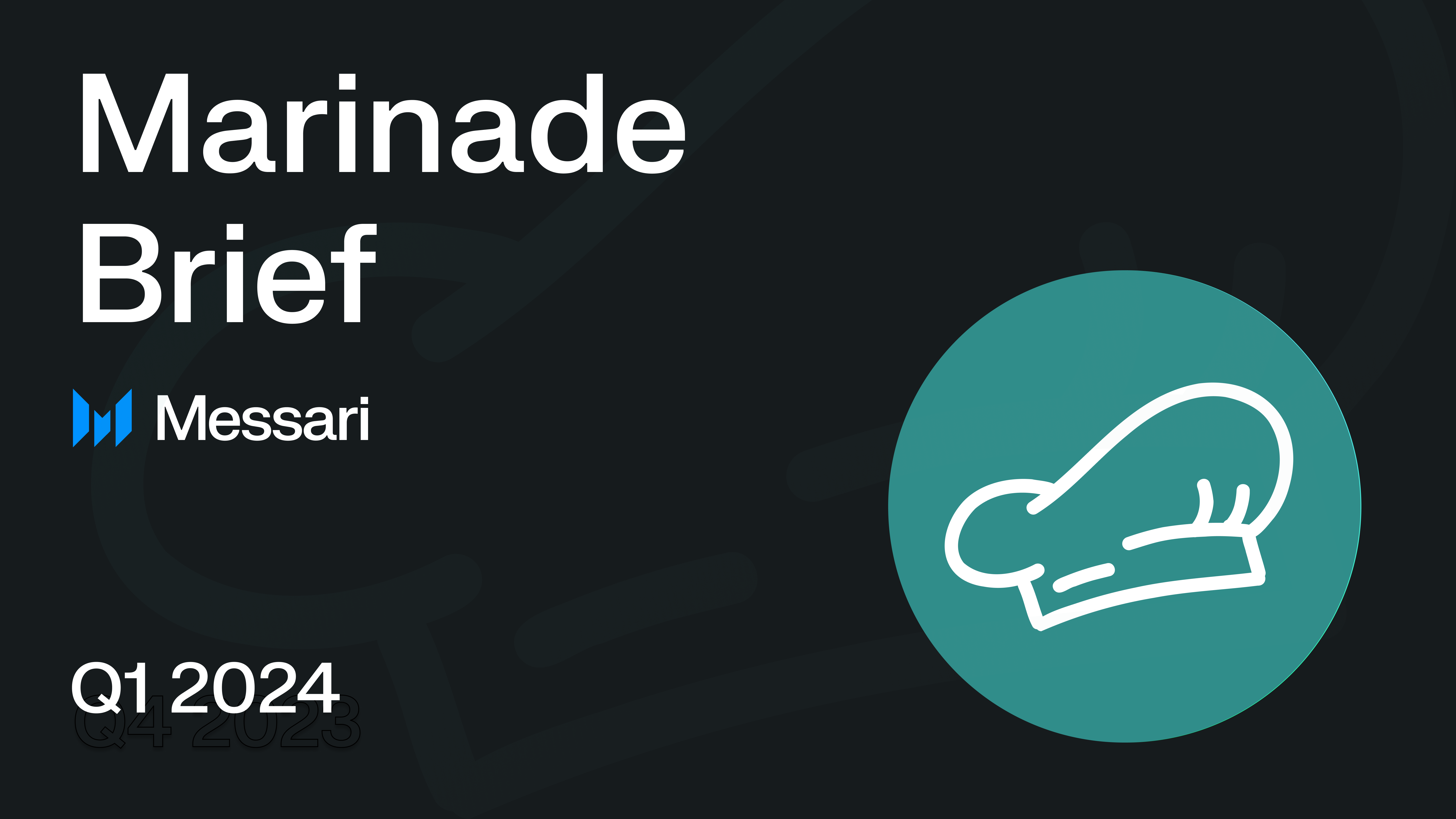 Marinade Q1 2024 Brief | Messari