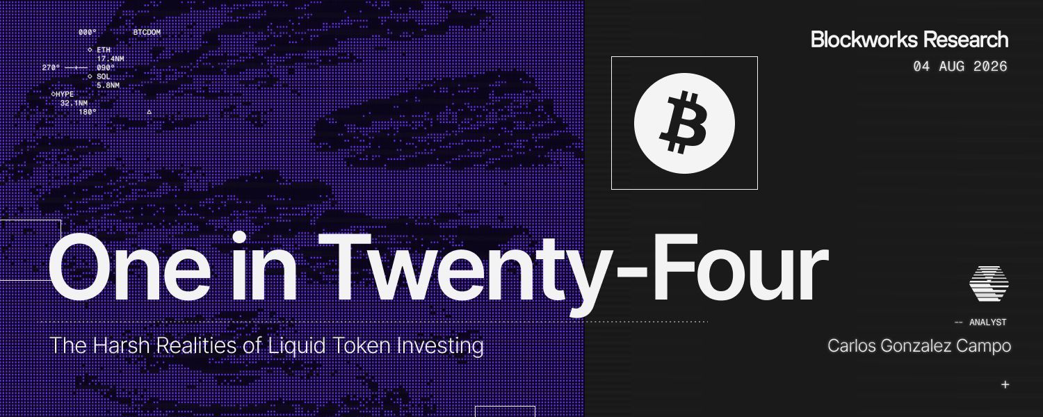 One in Twenty-Four: The Harsh Realities of Liquid Token Investing