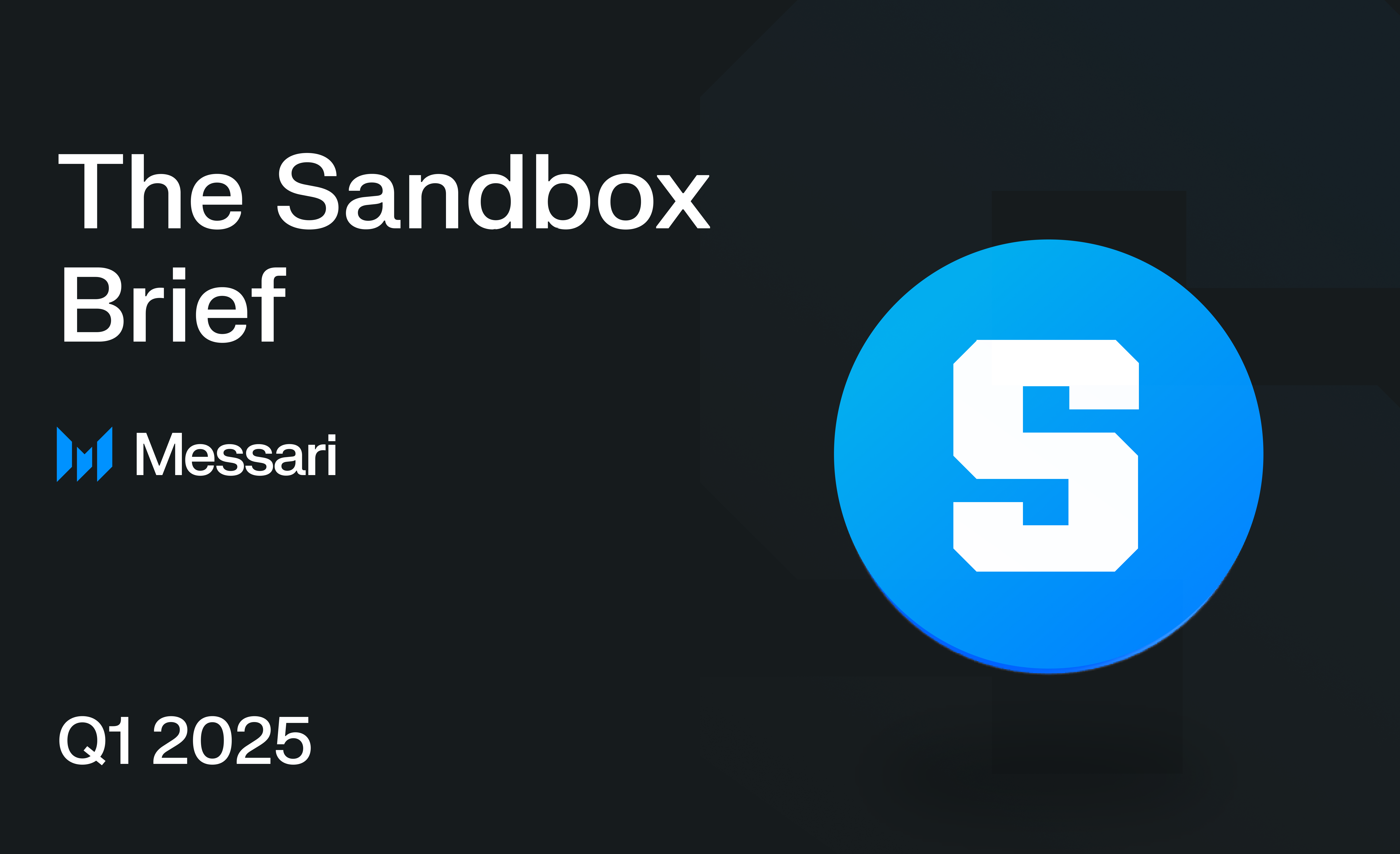 The Sandbox Price, SAND to USD, Research, News & Fundraising | Messari