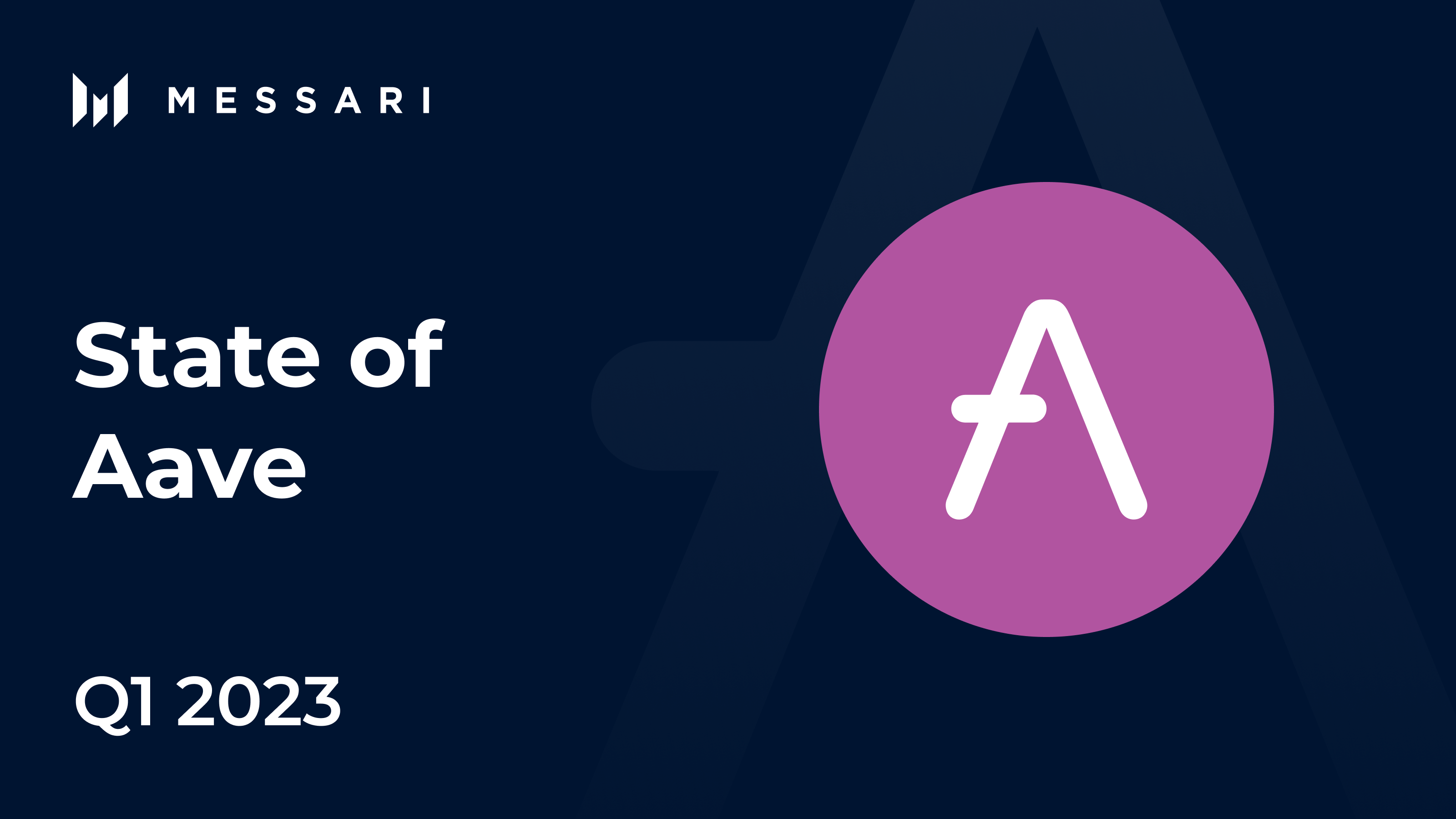 State of Aave Q1 2023 | Messari