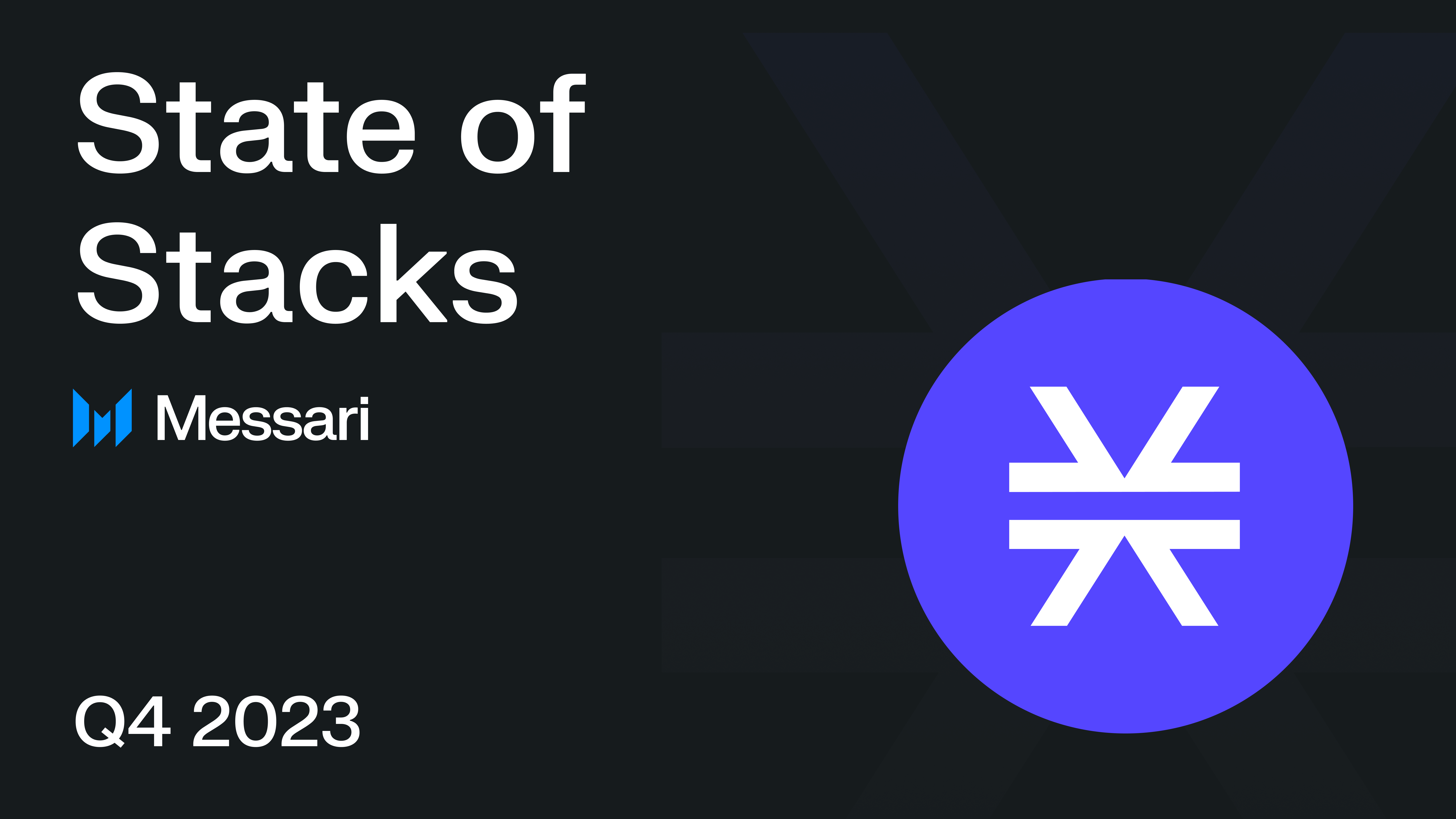 Stacks Price, STX to USD, Research, News & Fundraising | Messari