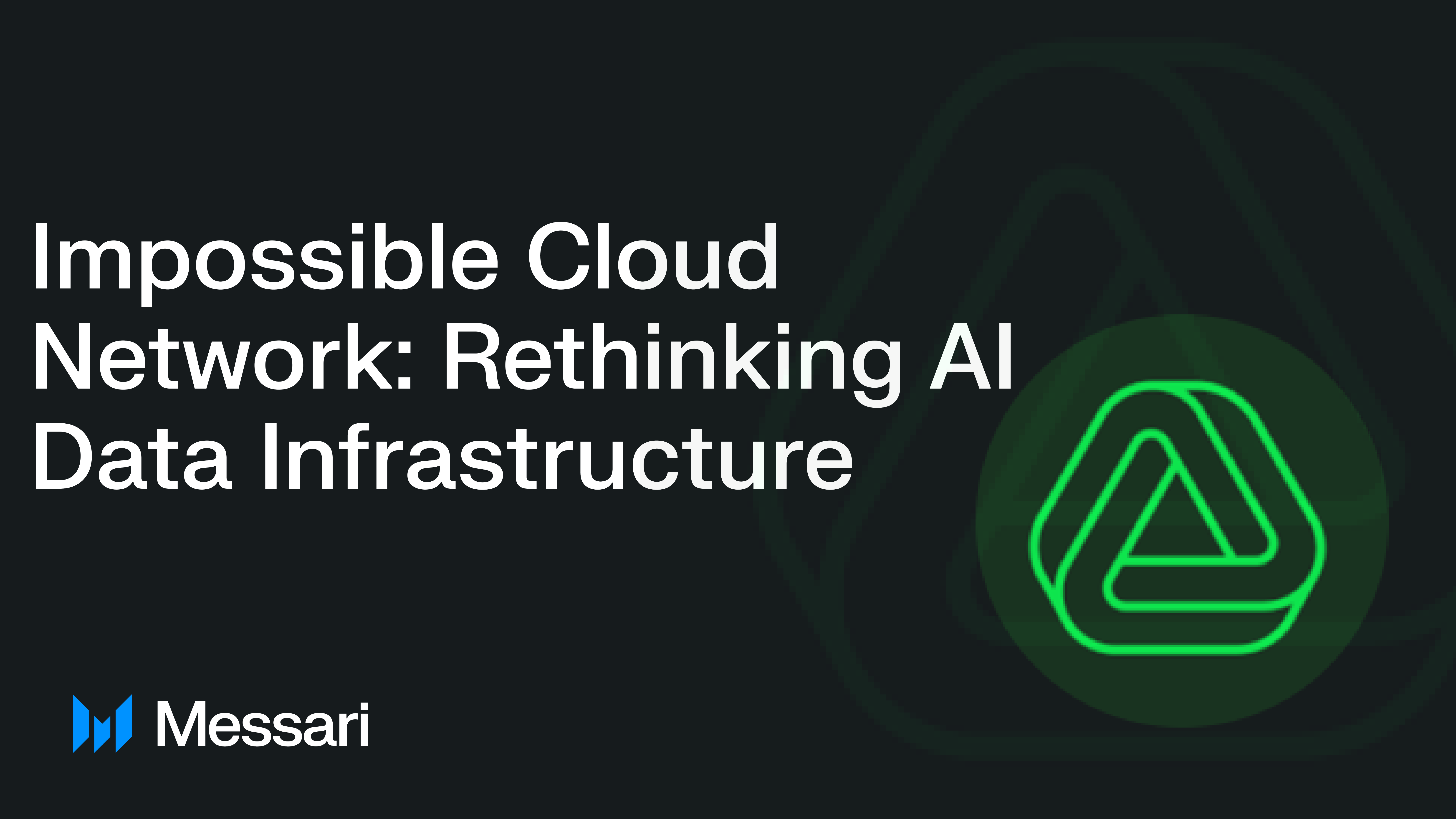 Impossible Cloud Network: Rethinking AI Data Infrastructure