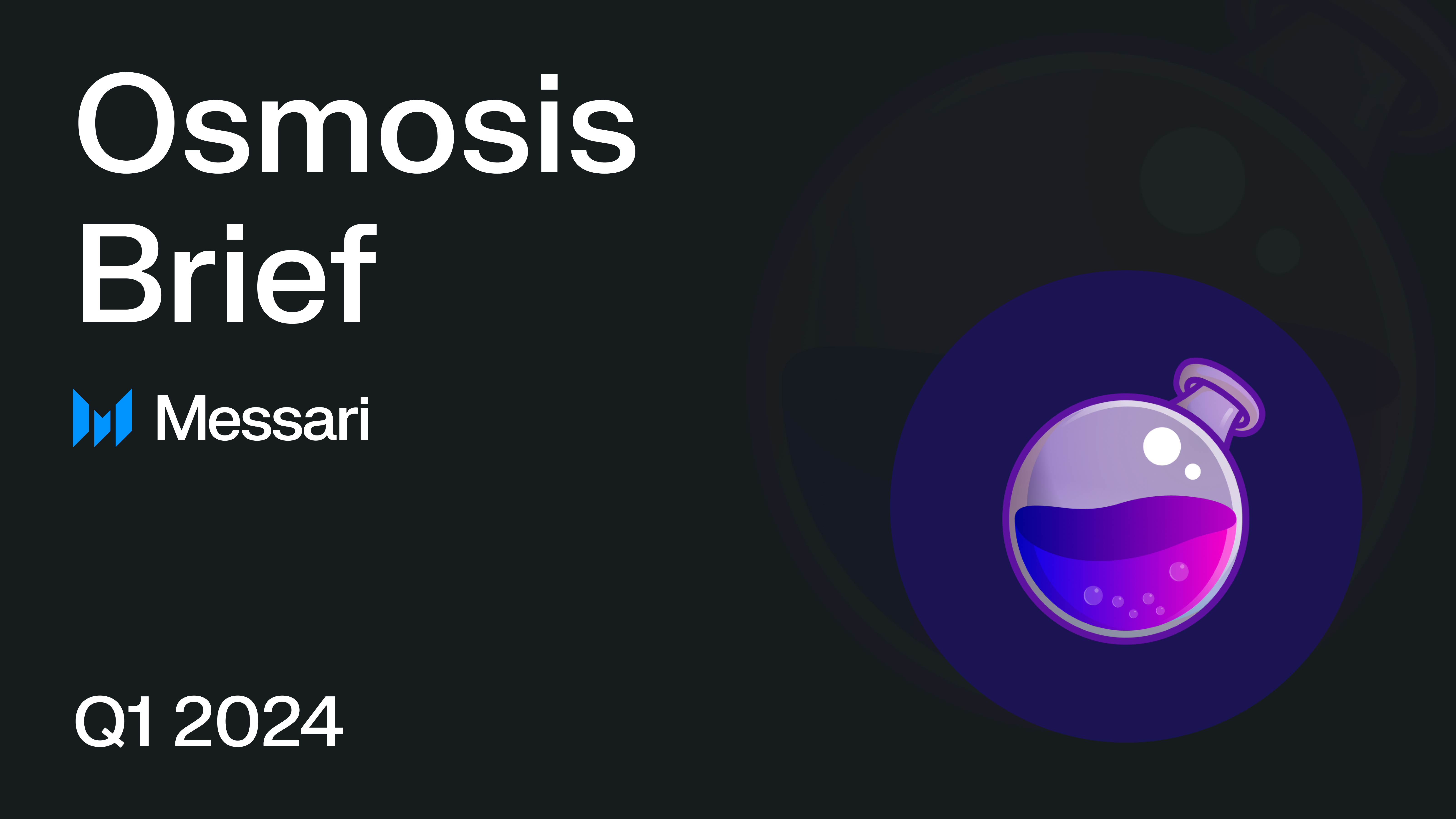 Osmosis Q1 2024 Brief | Messari