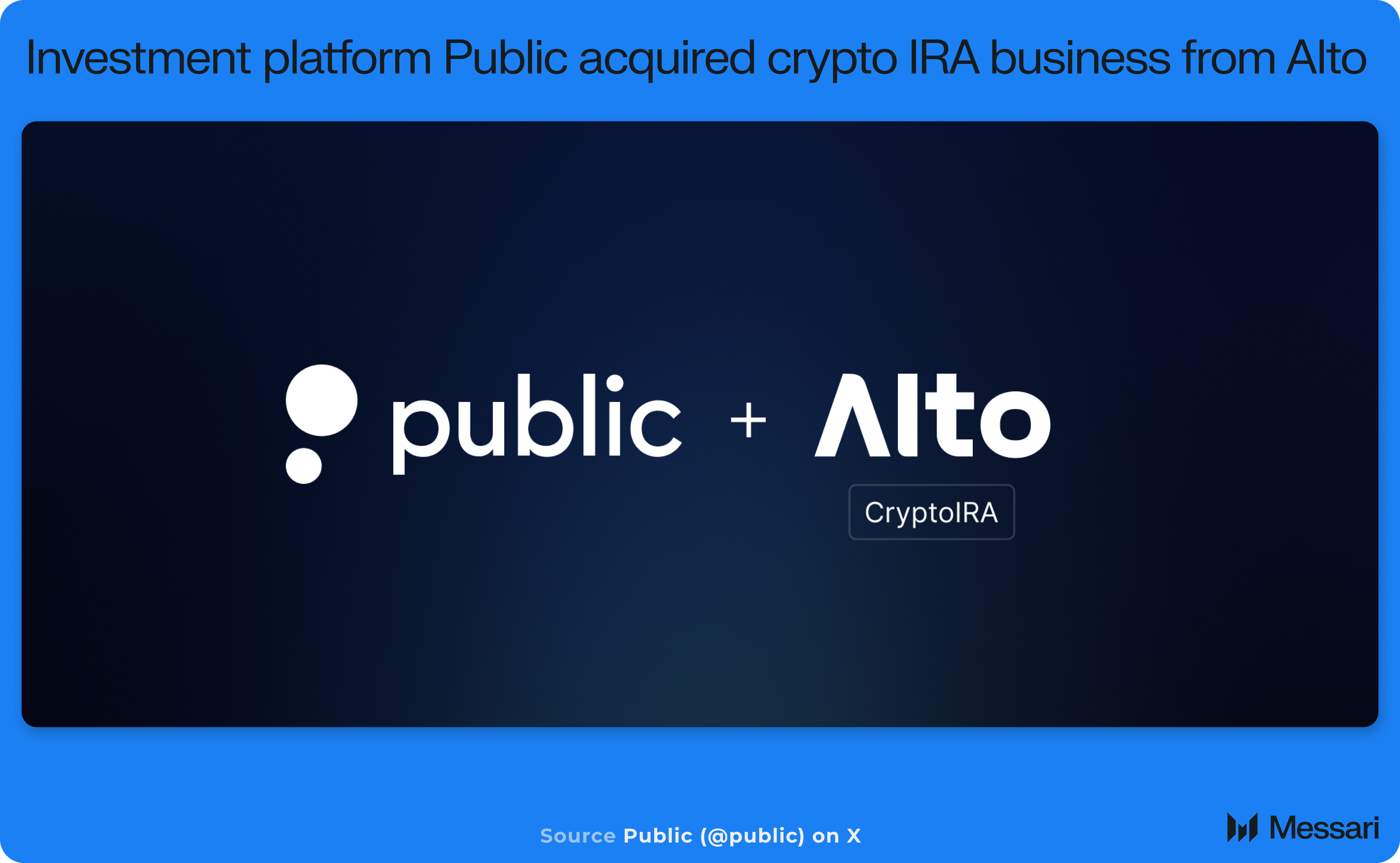 Crypto Venture Weekly: November 10-14, 2025 | Messari