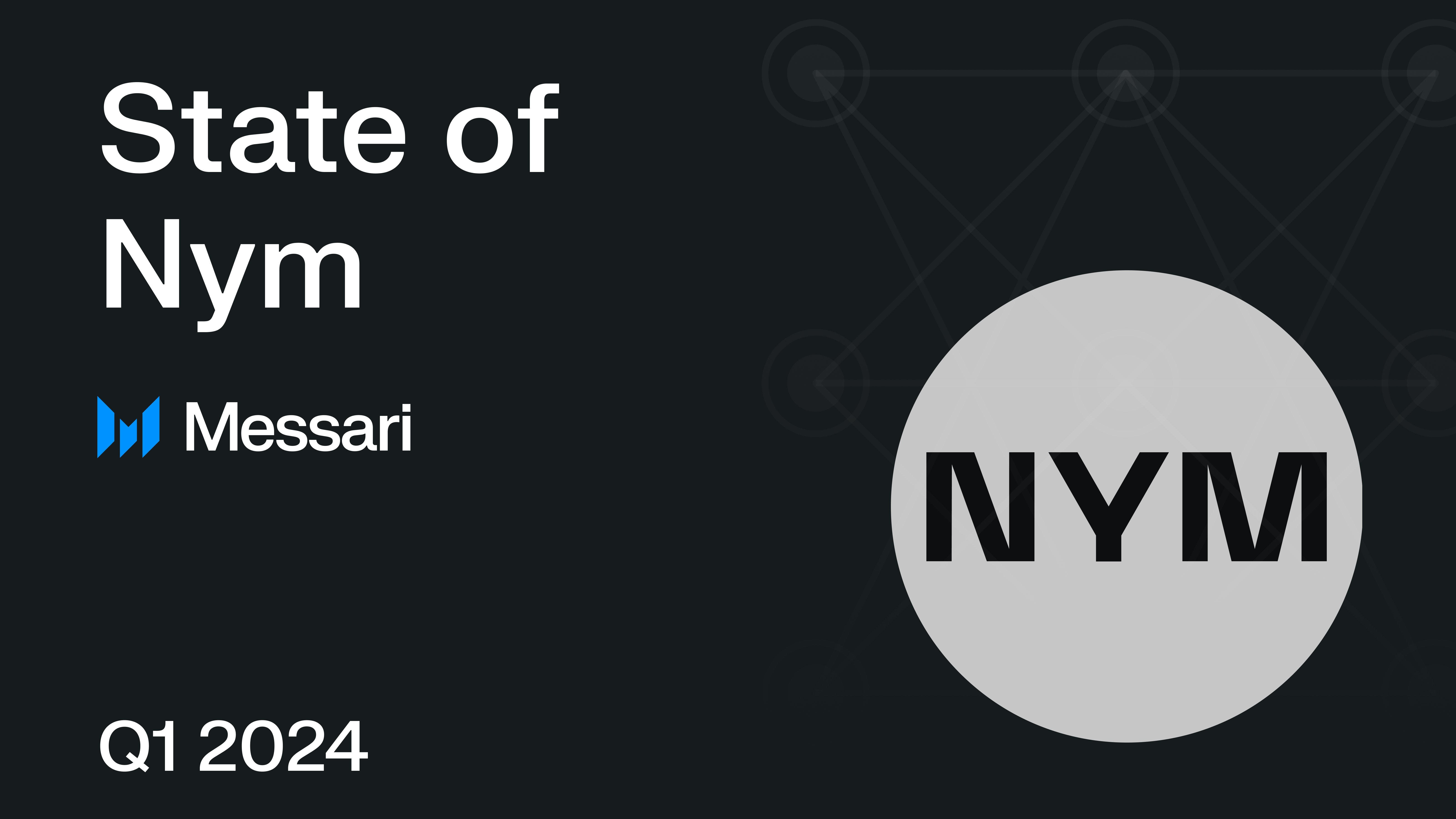 State of Nym Q1 2024 Messari