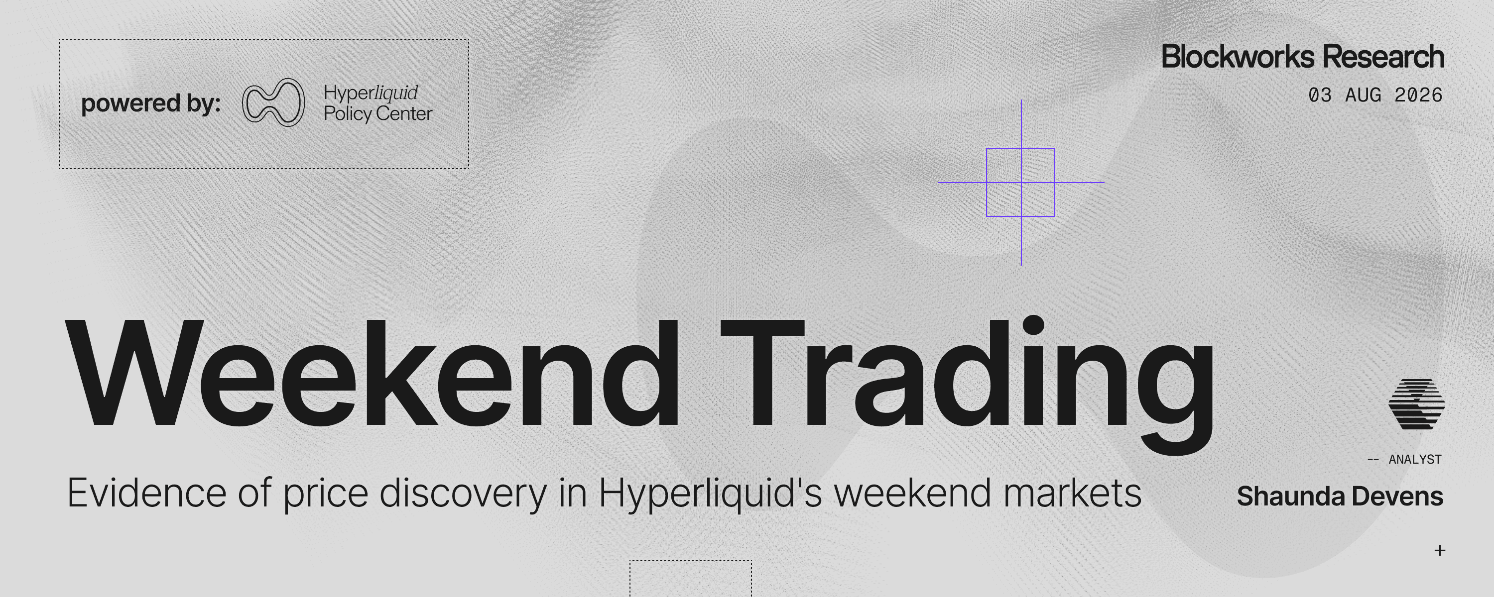 Price Discovery in Hyperliquid’s Weekend Markets